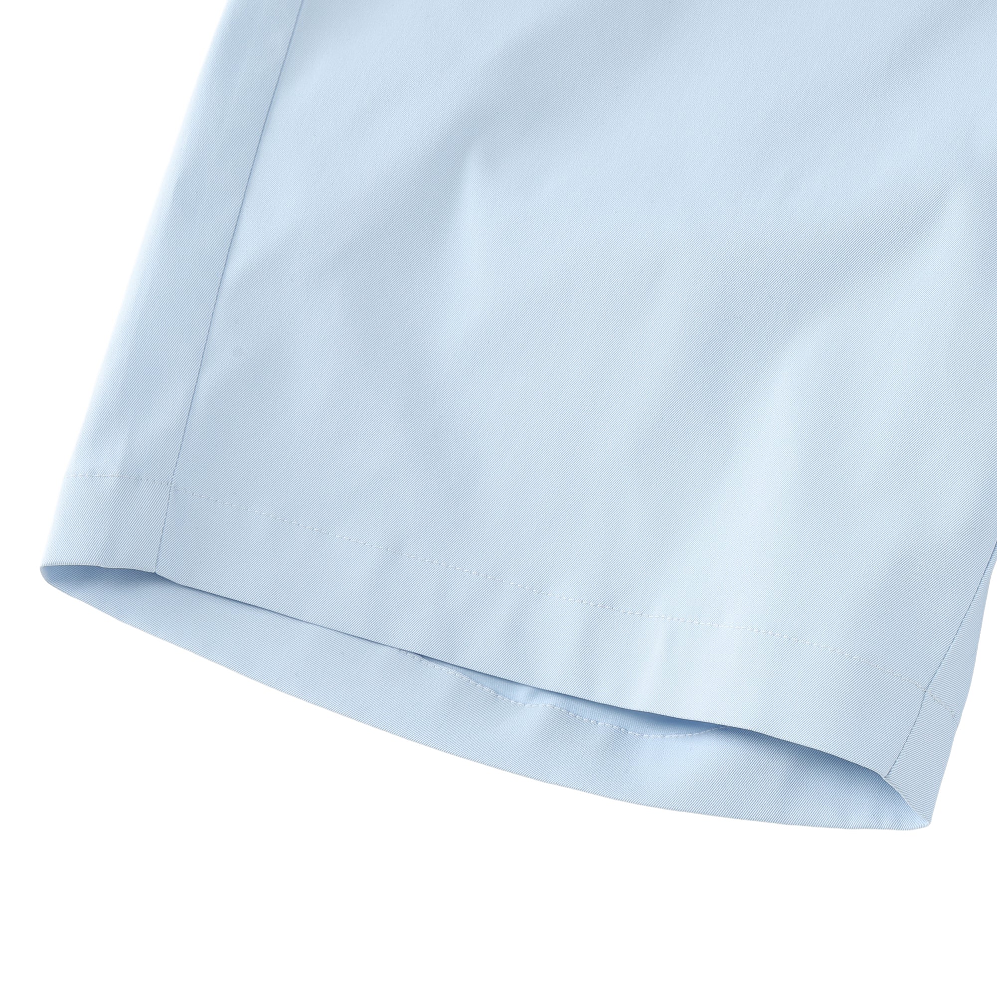 MEN スパンライク チノハーフパンツ ブルー