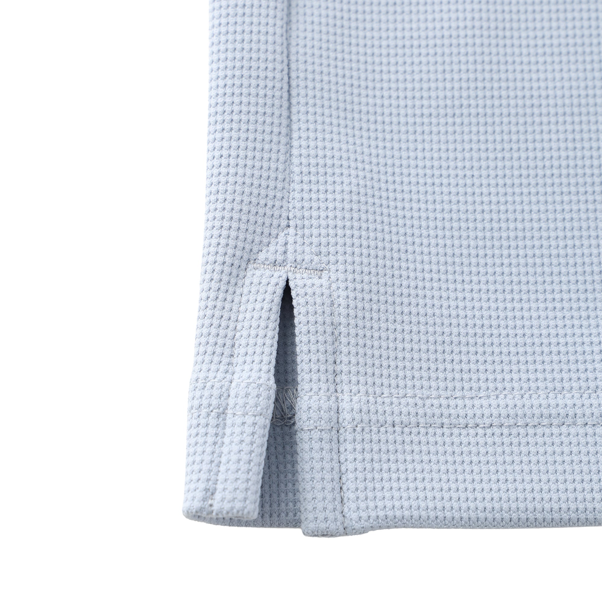 MEN サスティナブル ワッフルピケポロシャツ ネイビー