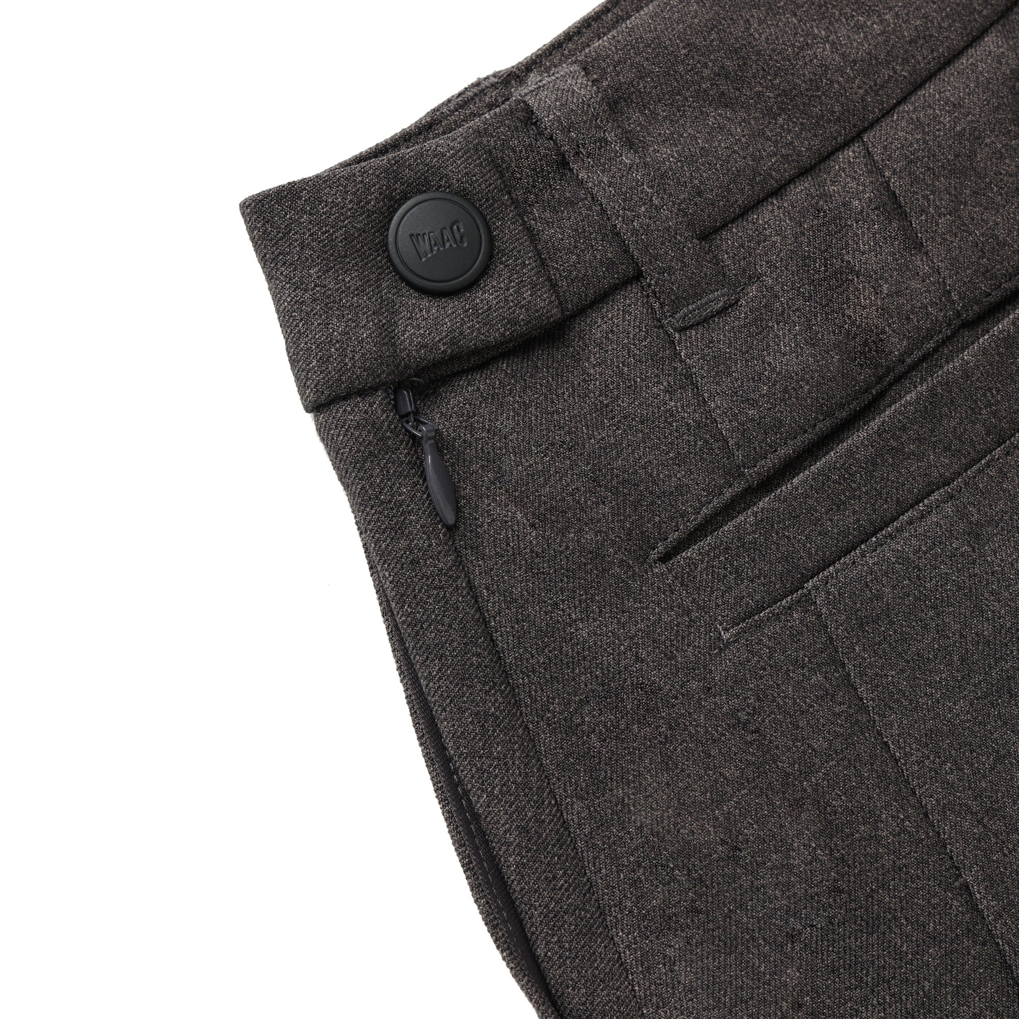 WOMENS ウールライクプリーツスカート チャコール/072244380