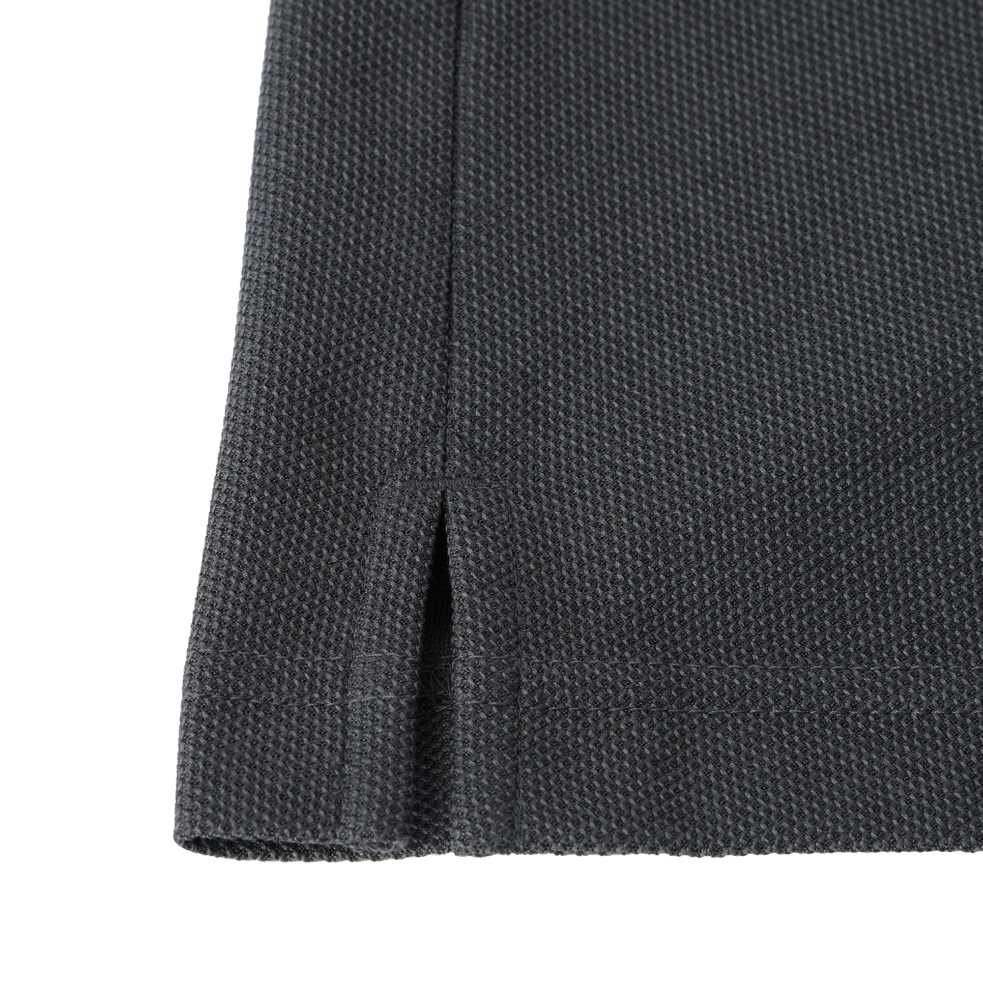 【25SS 新作】MEN クラシックピケポロシャツ チャコール