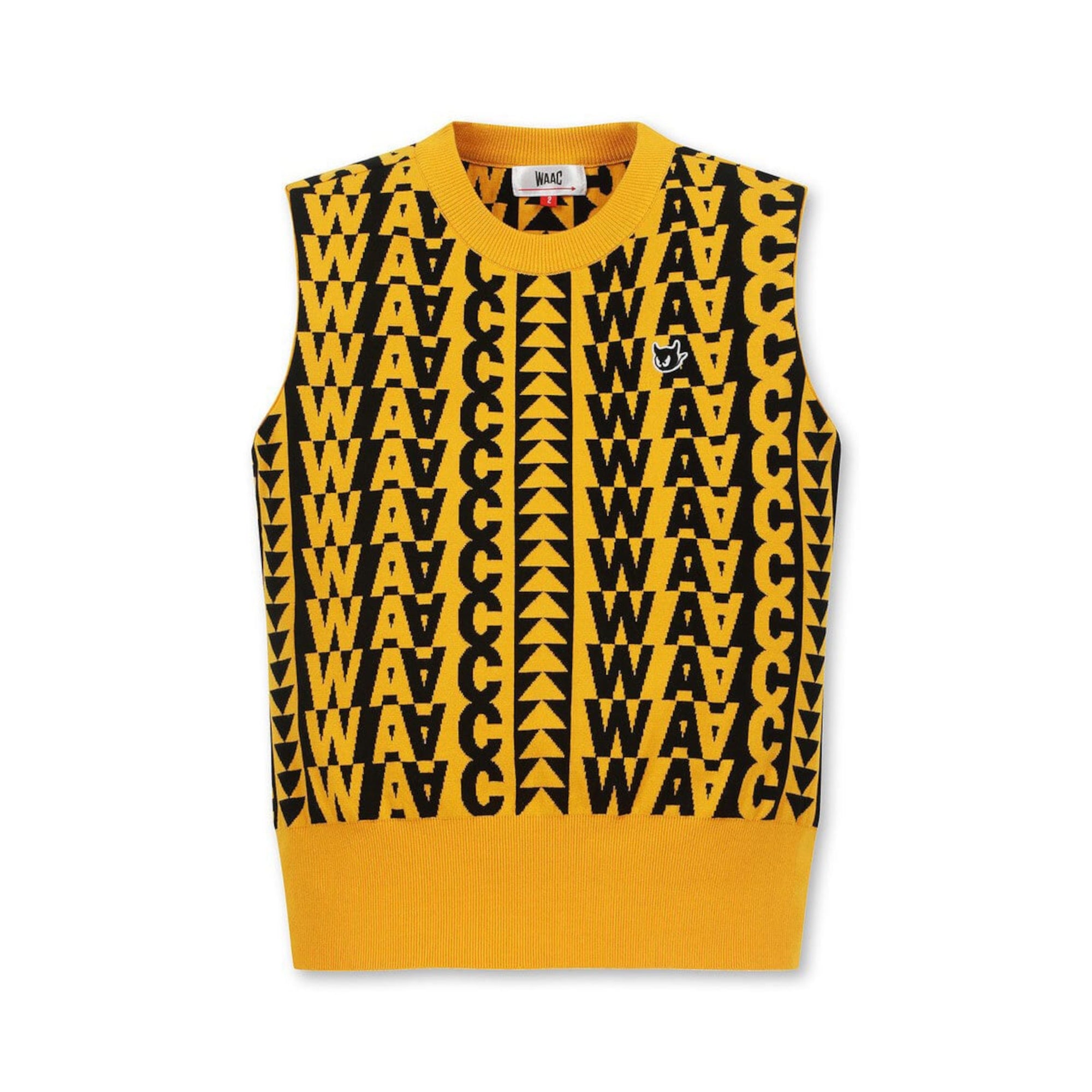WOMEN WAACロゴニットベスト