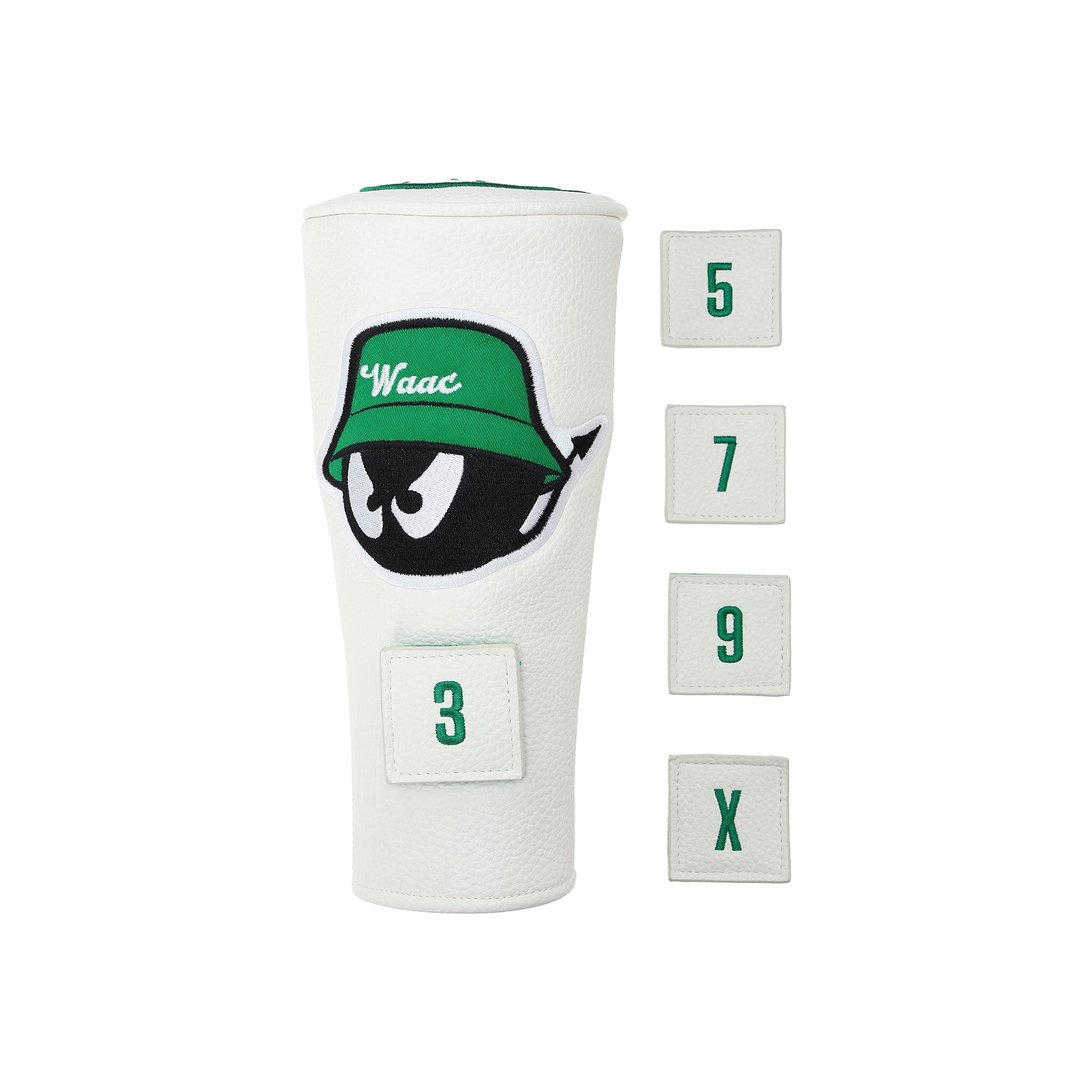 【25SS 新作】UNISEX BUCKET WAACKY FWヘッドカバー ホワイト