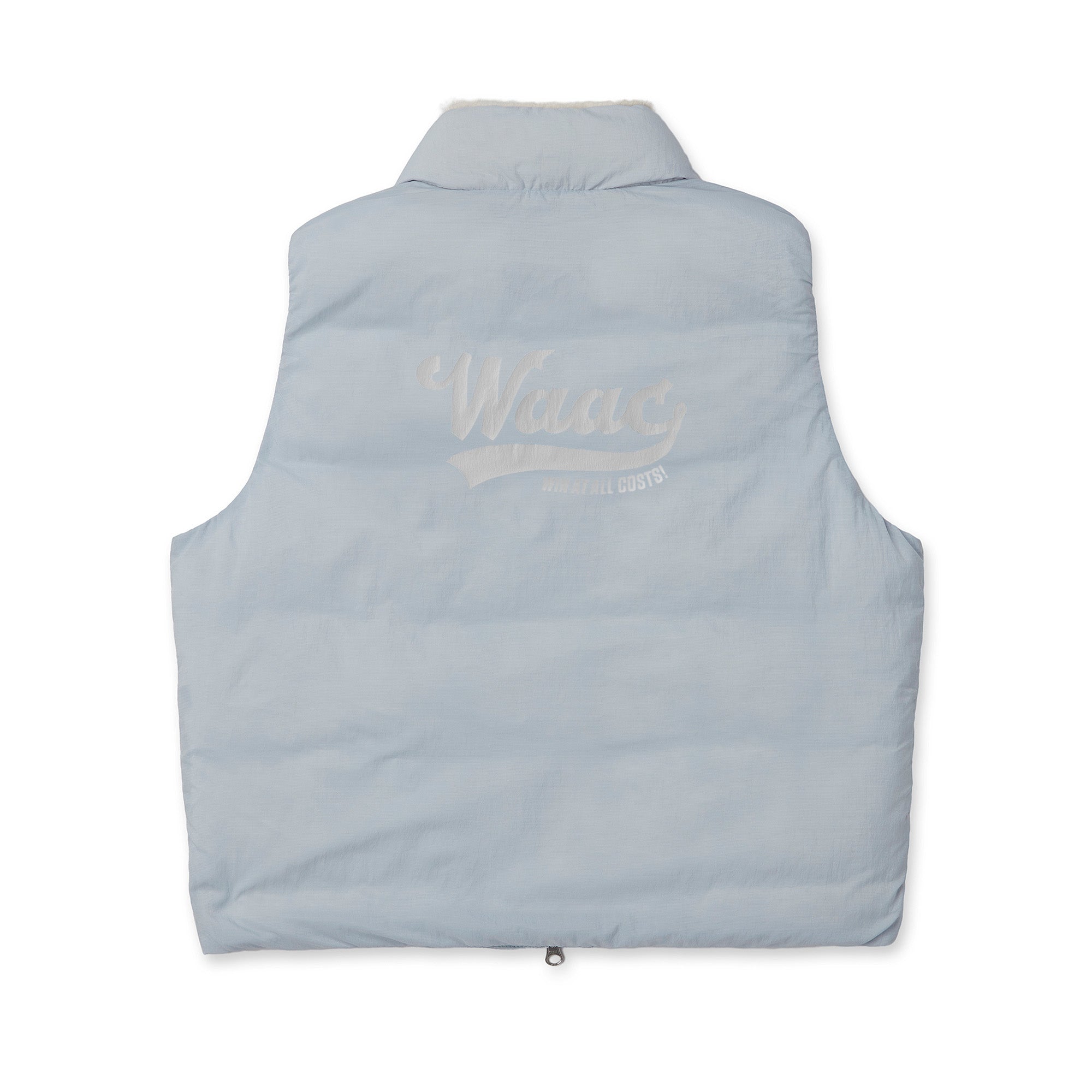 WOMEN パデッドアウターベスト ライトブルー