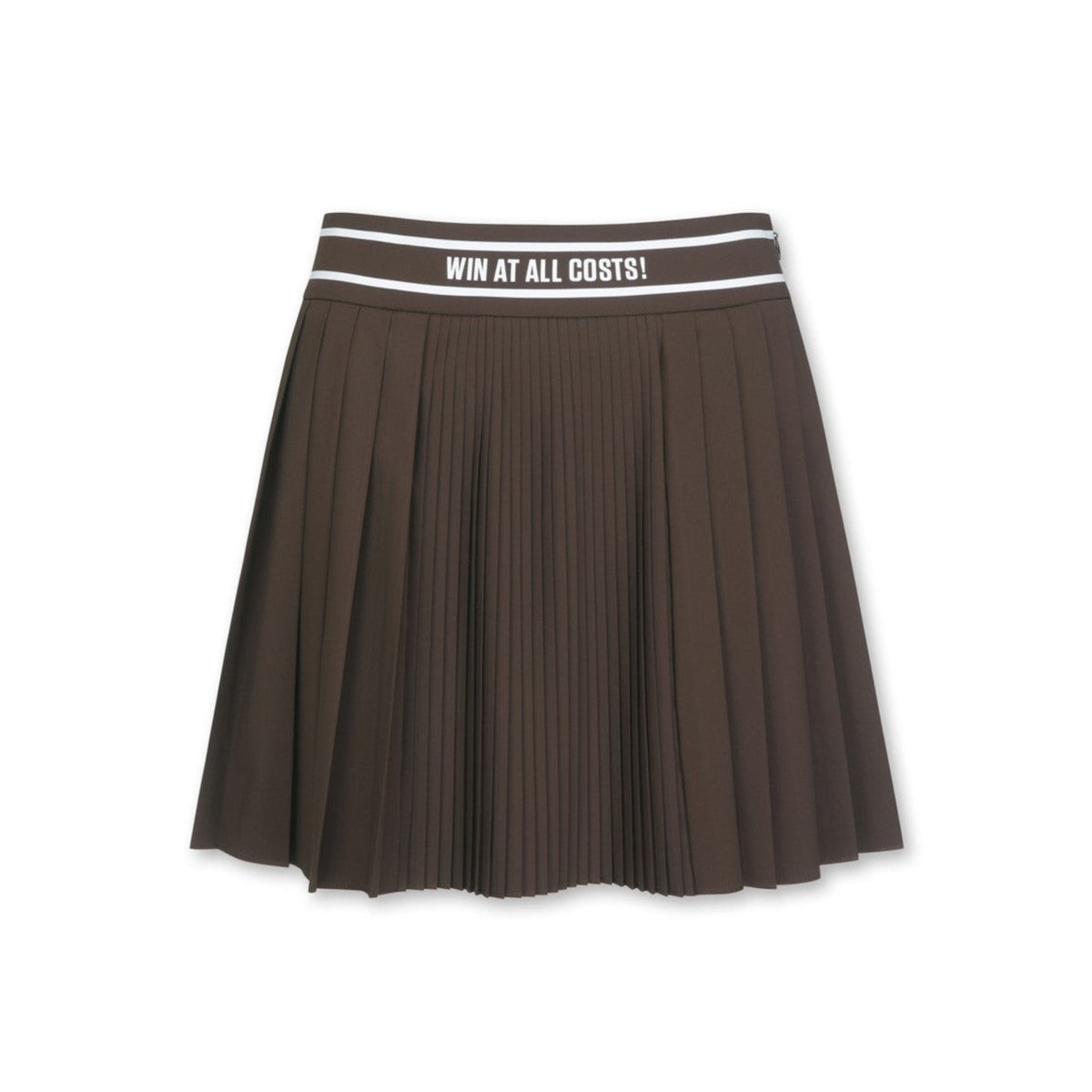 WOMENS アコーディオンプリーツキュロットスカート ブラウン 
