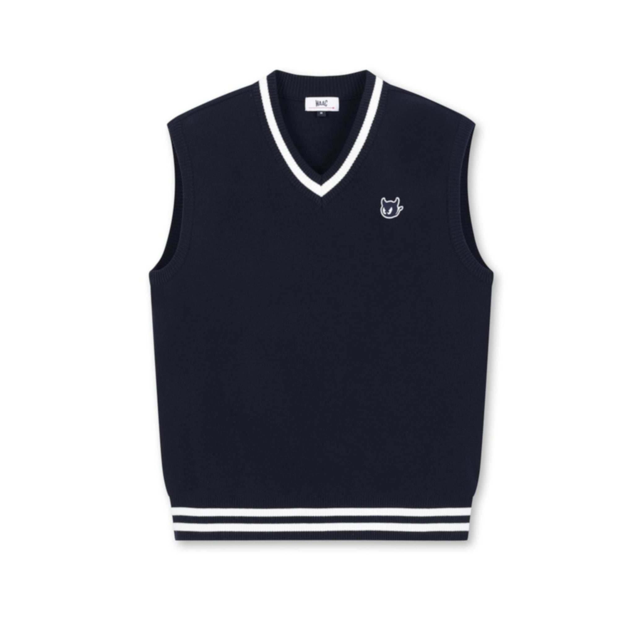 cfcl ネイビー lattice vest ラティスニットベスト ニットベスト  