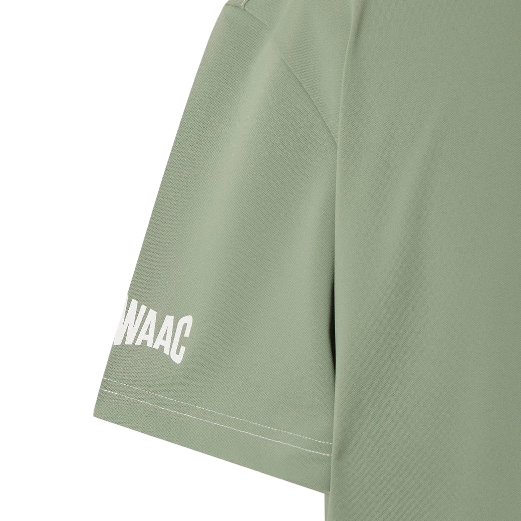 MEN バームツリーWAACKY ストレッチポロ カーキ