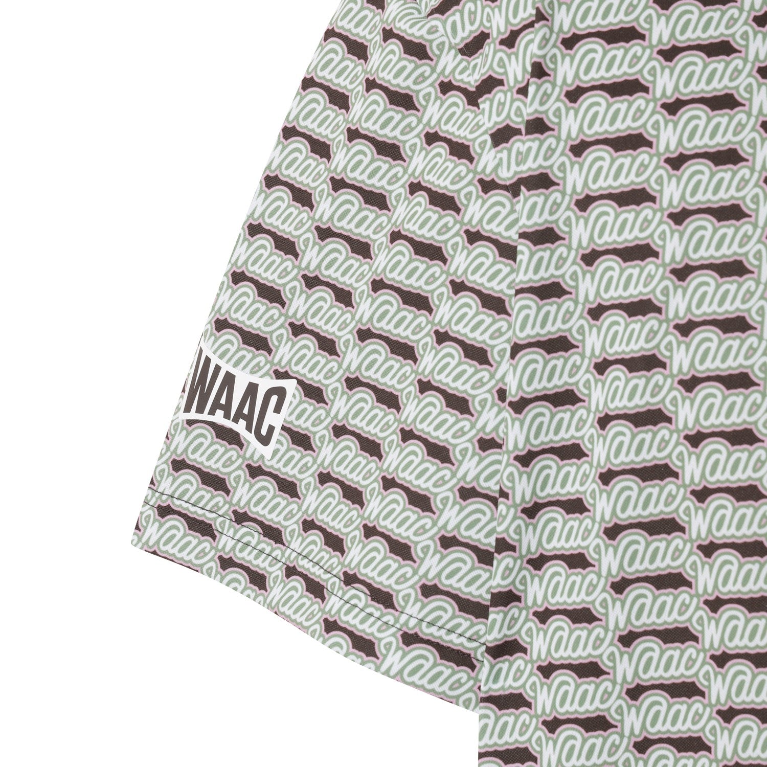 MEN 4WAYストレッチ レトロロゴポロシャツ ブラウン