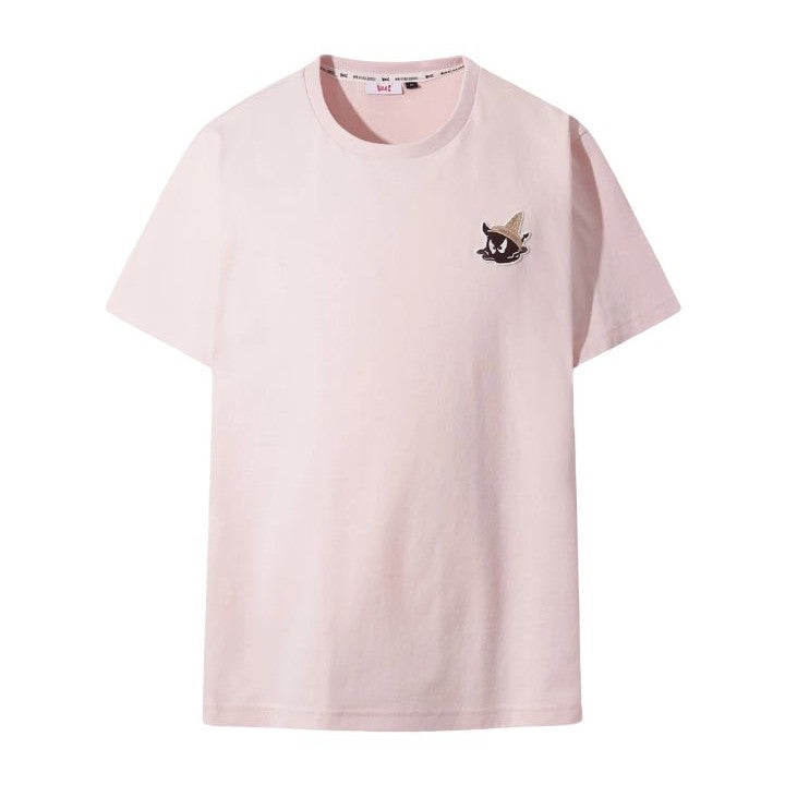 MEN クルーネックTシャツ ピンク