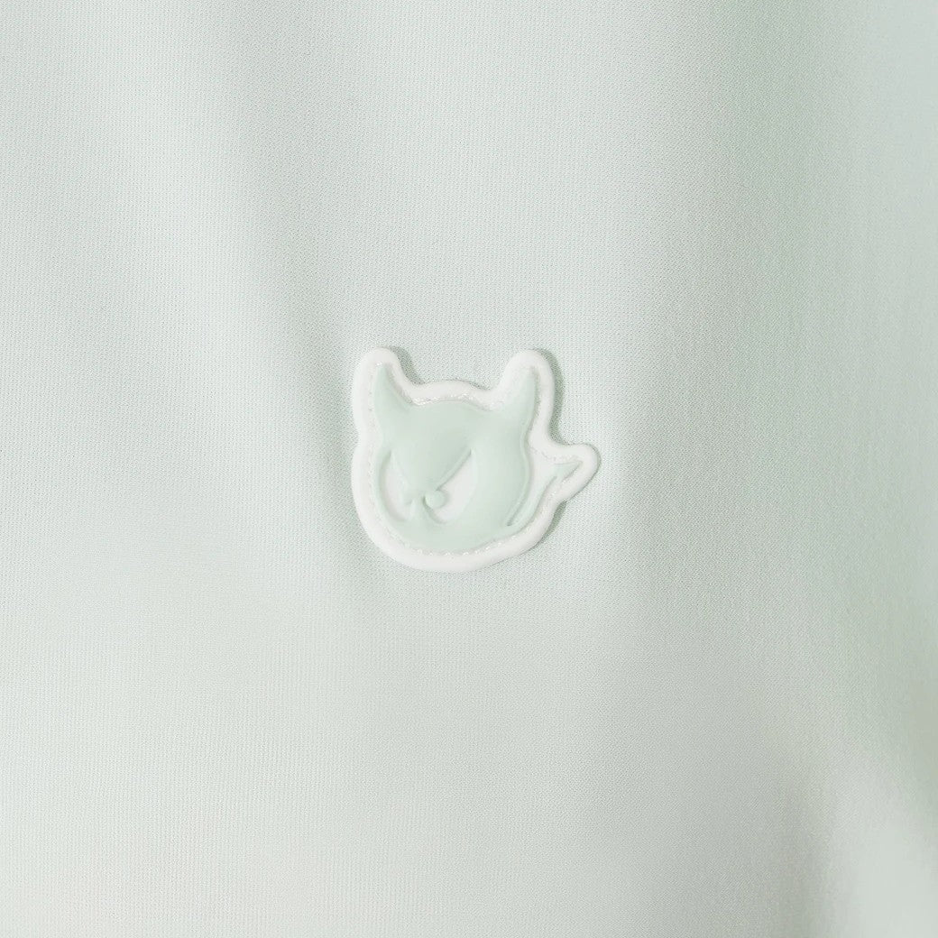 WOMEN クールパンチング スウェットTシャツ ミント