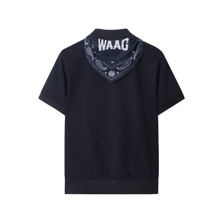 WOMEN ツイリーポイントTシャツ ネイビー