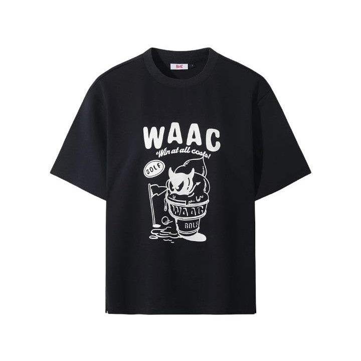 WOMEN オーバーフィット ICE CREAM WAAKCY Tシャツ ネイビー