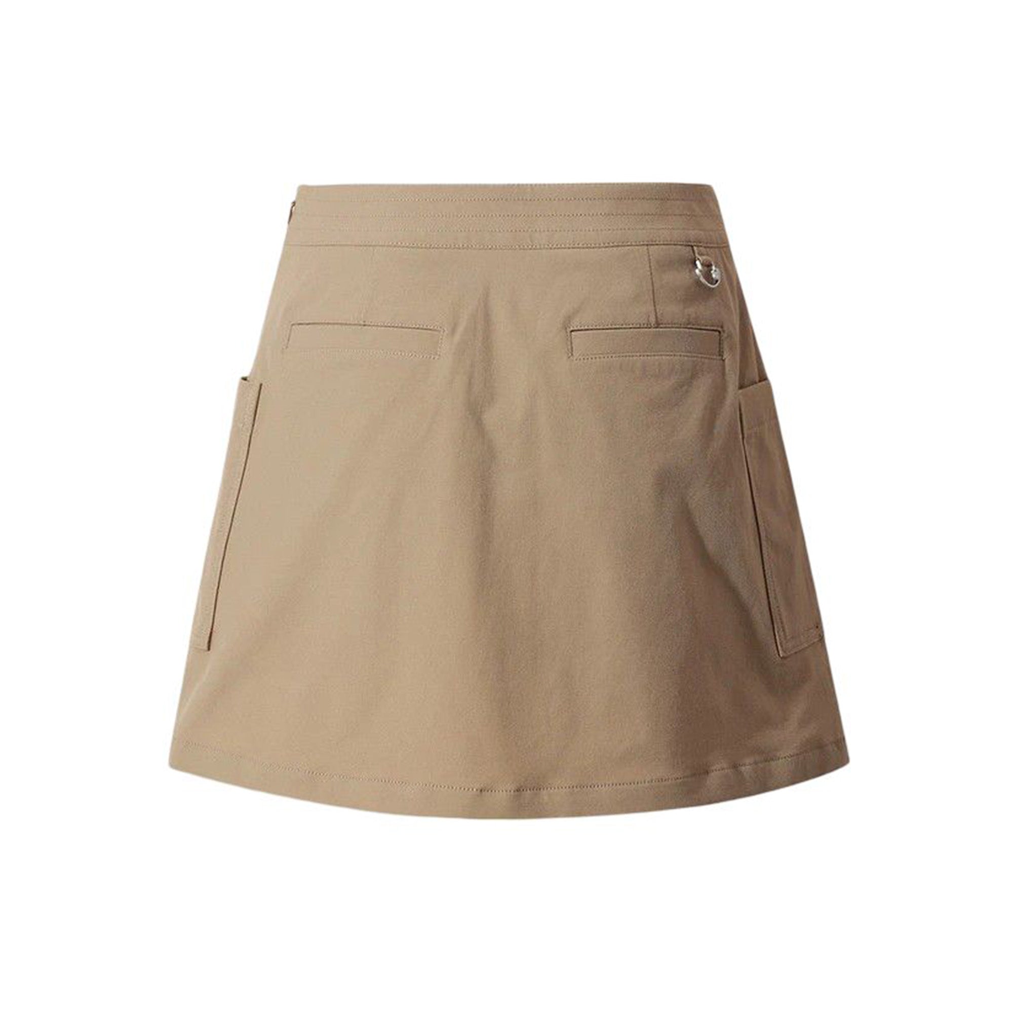 WOMEN Aライン アシンメトリースカート サンドベージュ