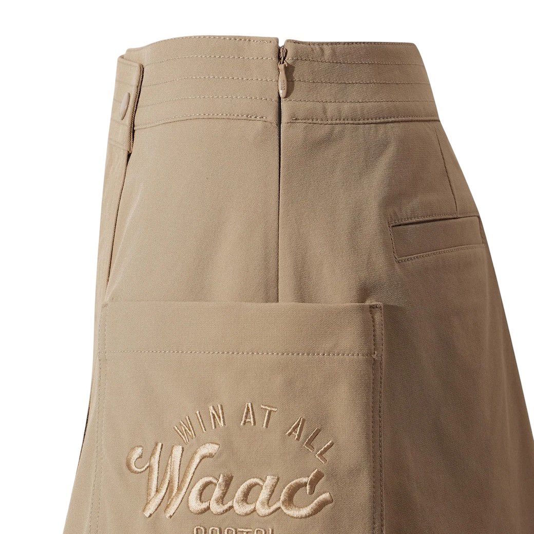 WOMEN Aライン アシンメトリースカート サンドベージュ
