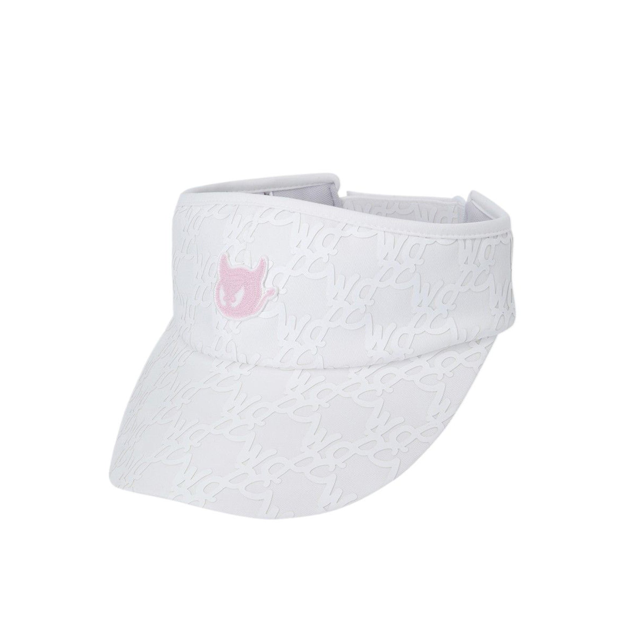 ロゴパターンバイザー ホワイト