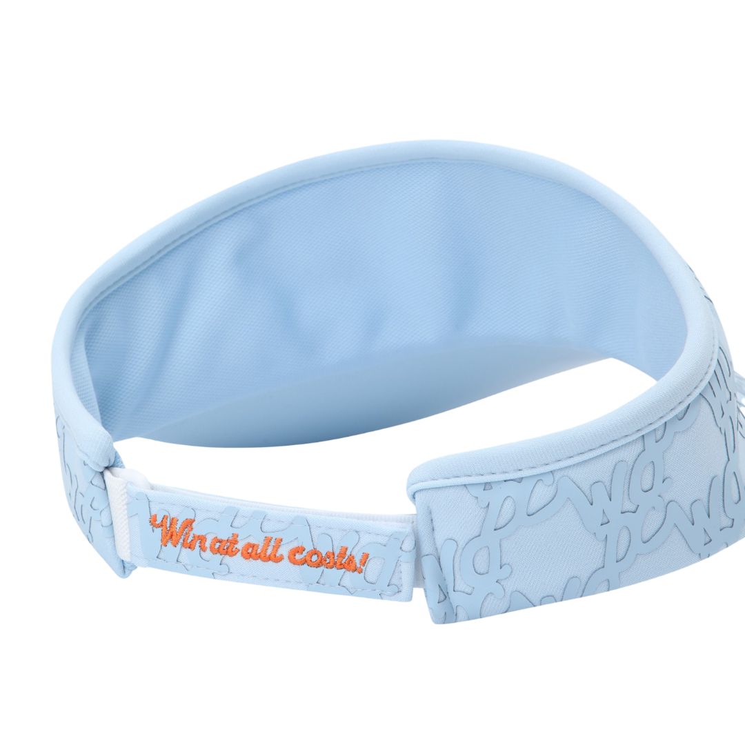 ロゴパターンバイザー ライトブルー