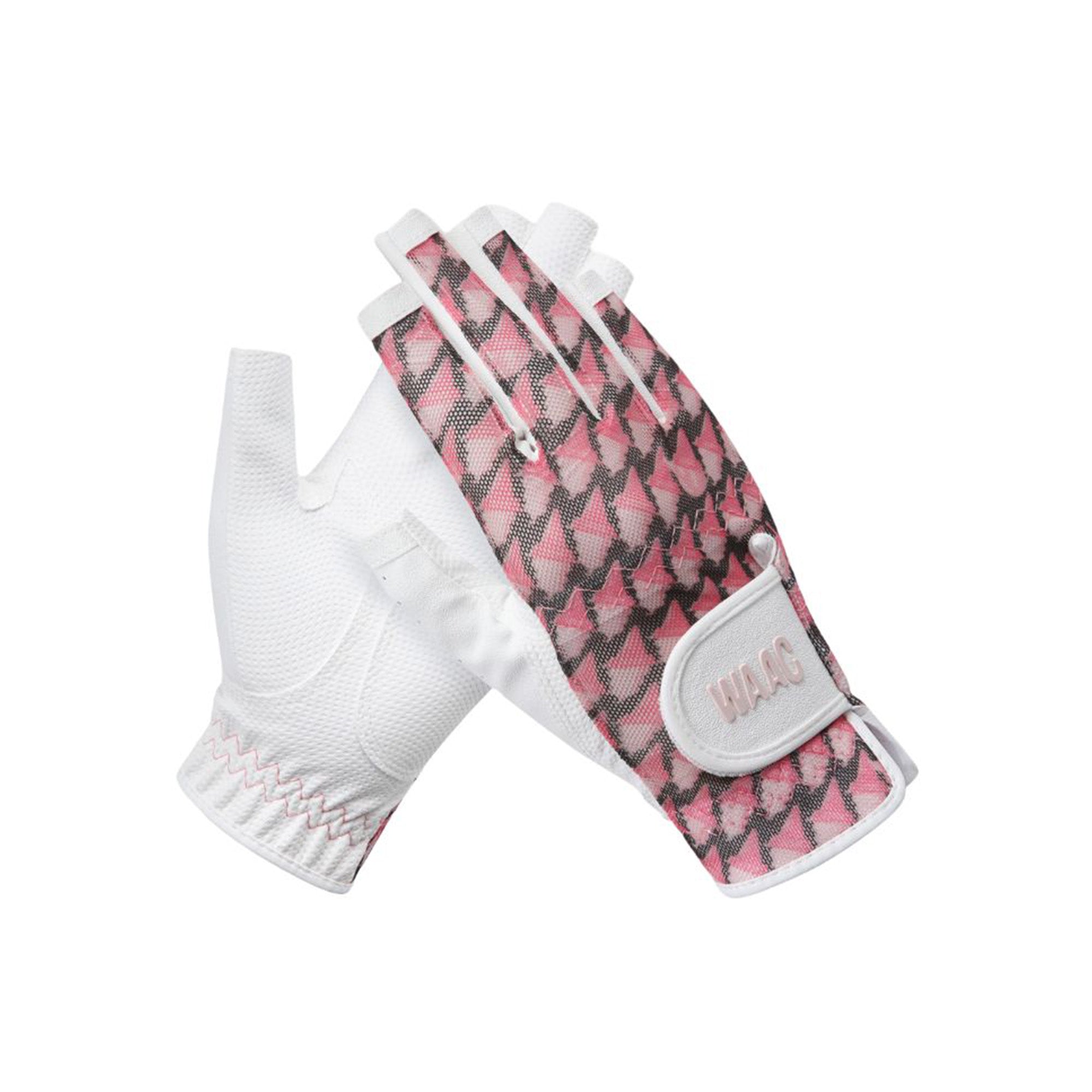 WOMEN ダブルハンド メッシュグローブ ライトピンク