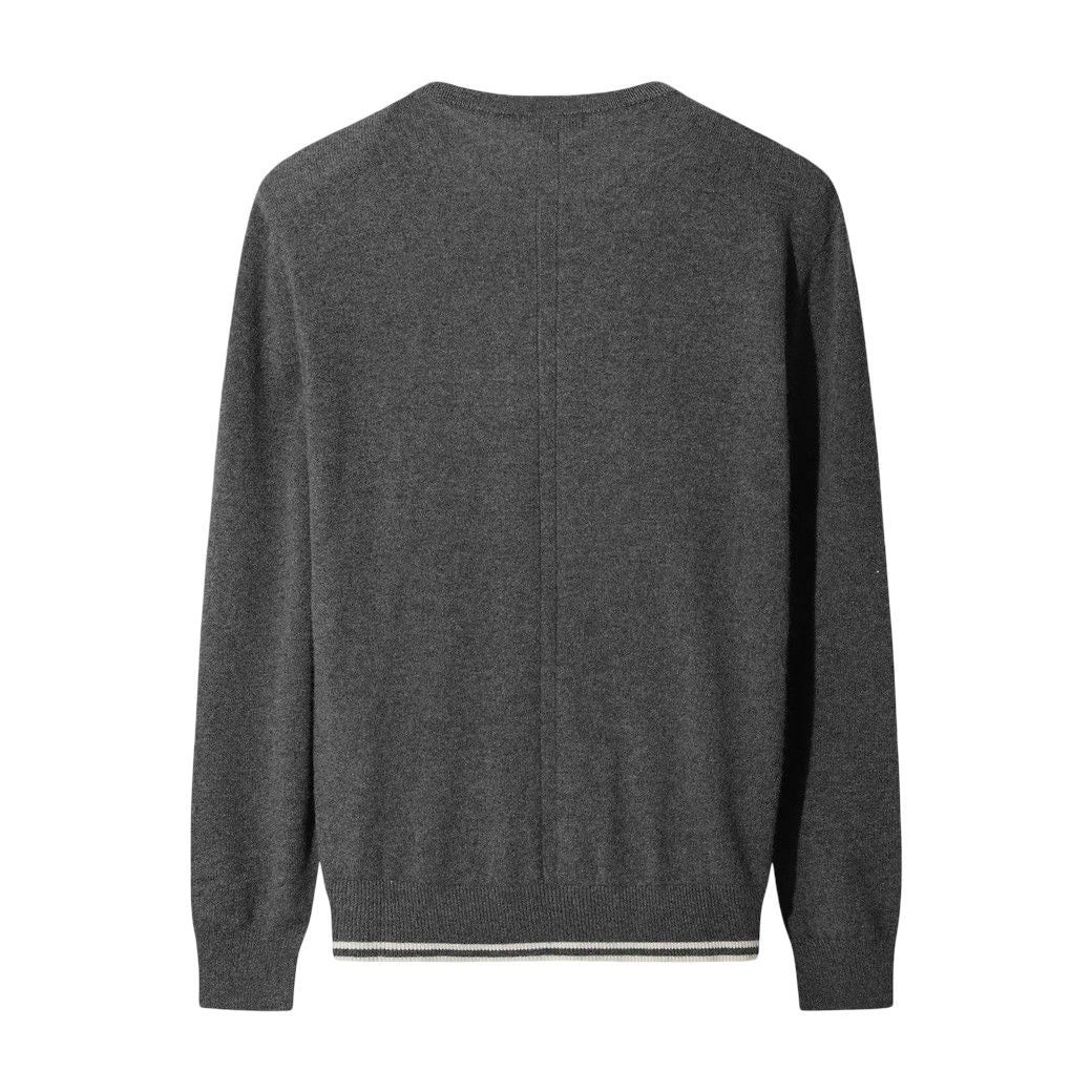 MEN WTO カシミヤ ホールガーメント セーター チャコール