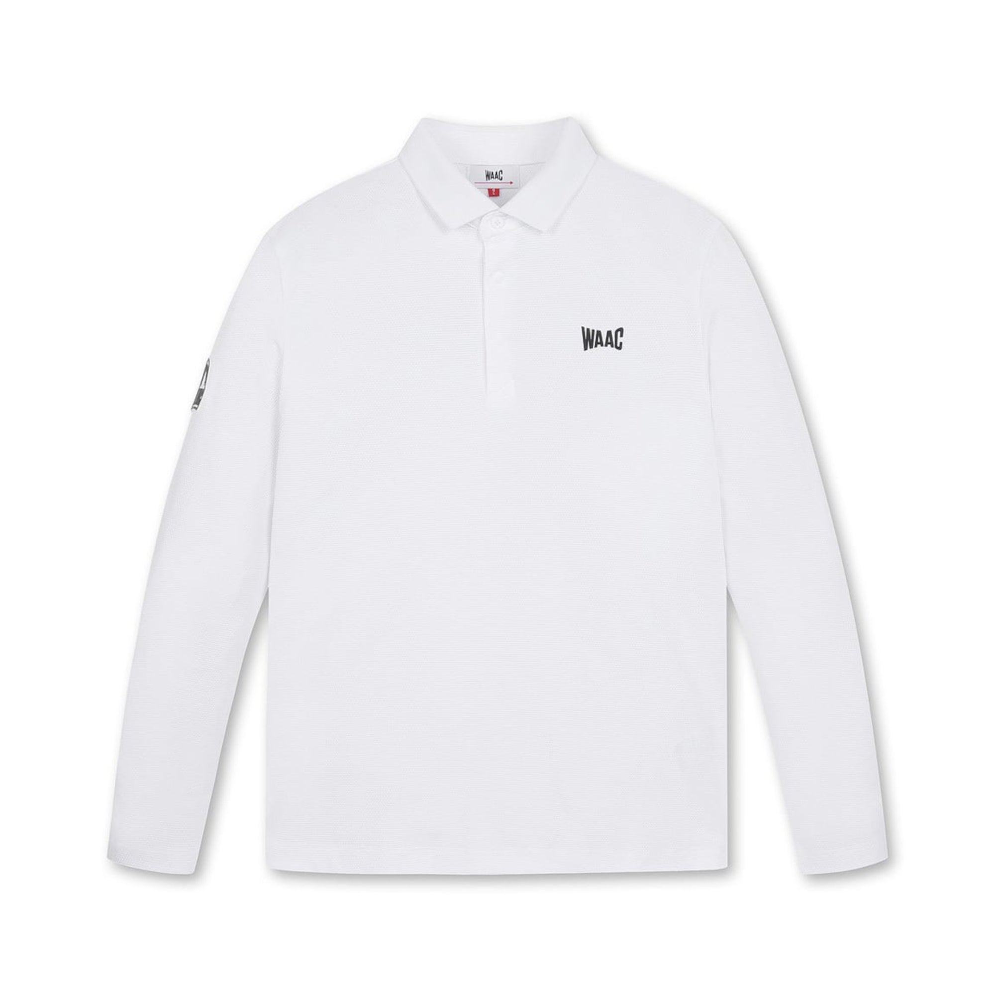 MEN ロングスリーブポロシャツ ホワイト