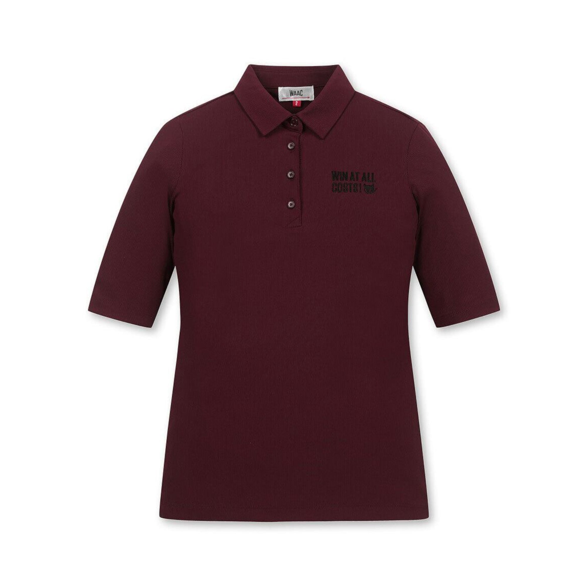 WOMEN 7分袖ポロシャツ