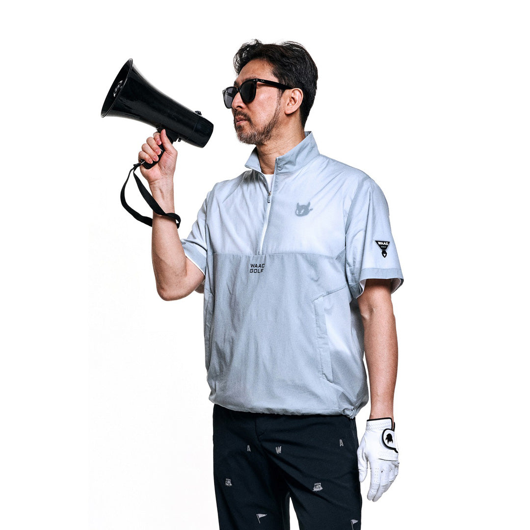 【WEB限定】MEN PLAYERS EDITION ショートスリーブアノラック グレー