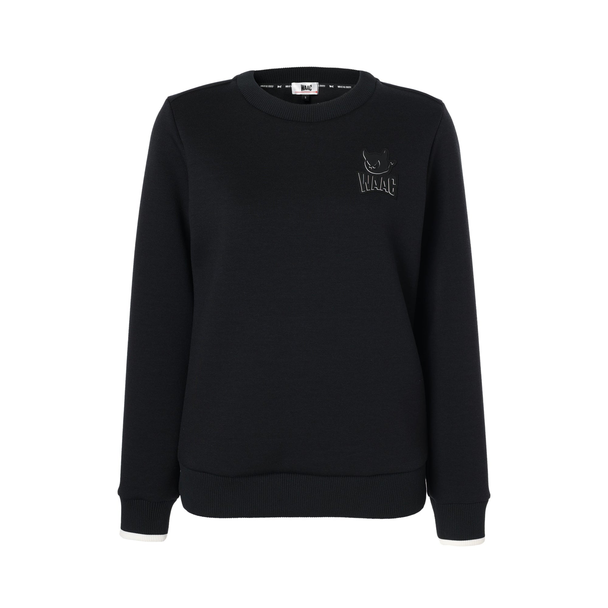 WOMENS PLAYERS EDITION ダンボールニット 長袖スウェット ブラック/072244051