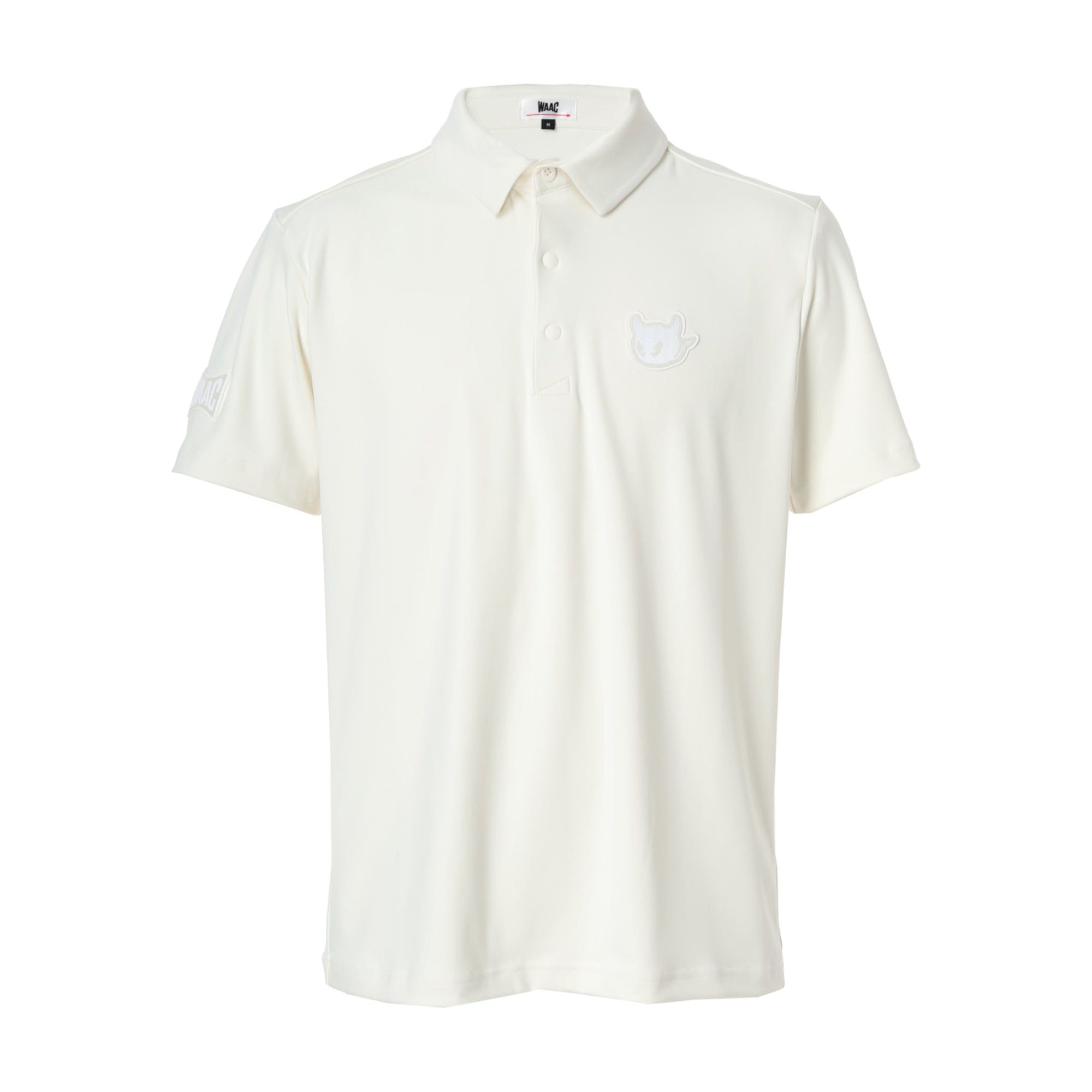 MENS PLAYERS EDITION BASICベア天竺 半袖ポロシャツ アイボリー/072244012