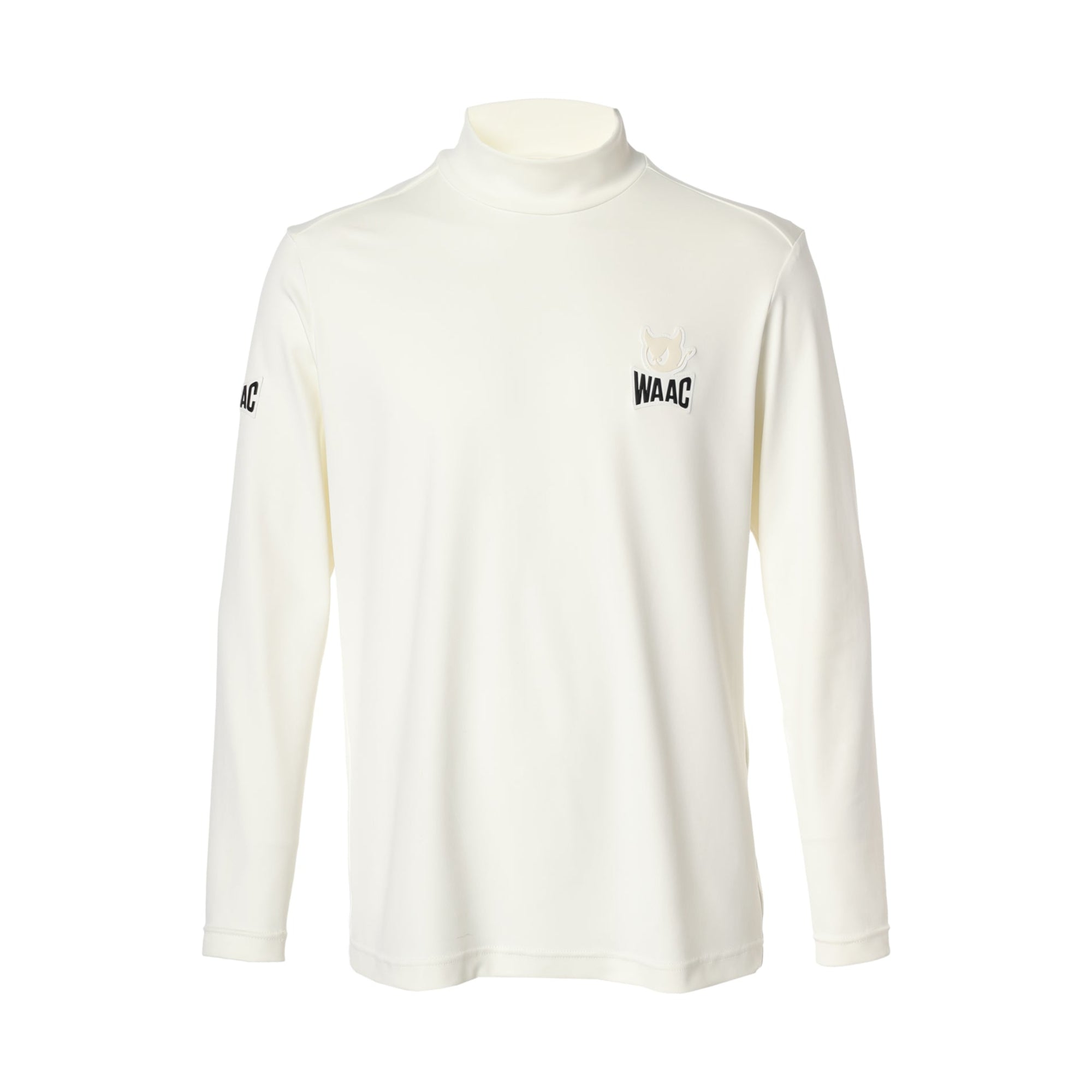 MENS PLAYERS EDITION BASICベア天竺 長袖モックネック アイボリー/072244000