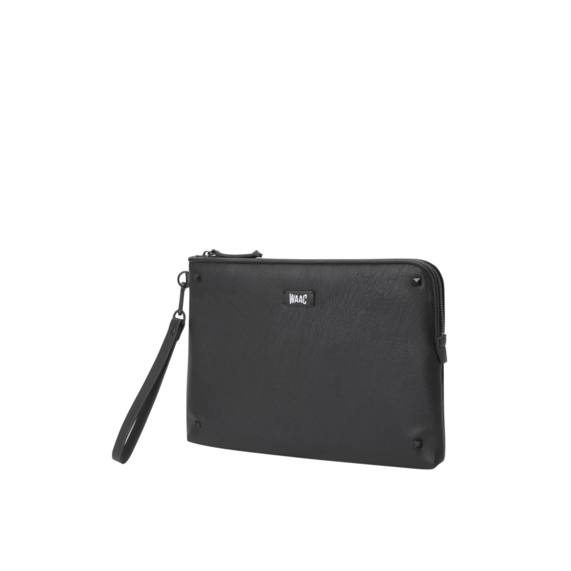 UNISEX ロゴクラッチバッグ ブラック