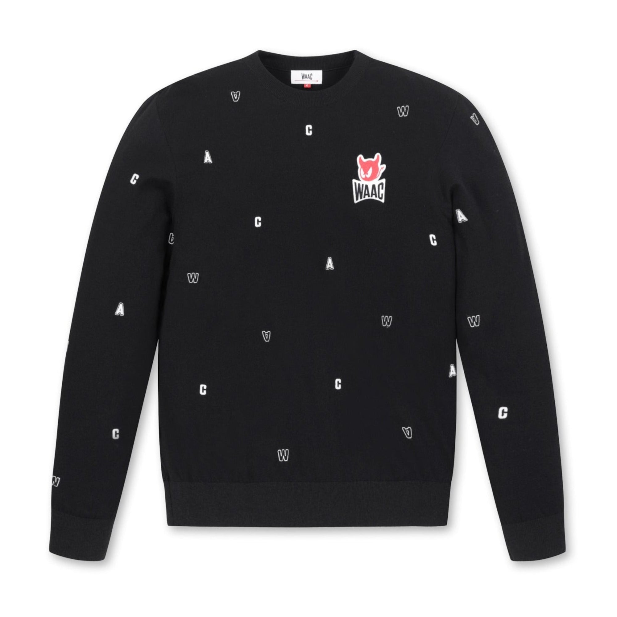 MENS PLAYERS EDITION 刺繍セーター ブラック/072334702