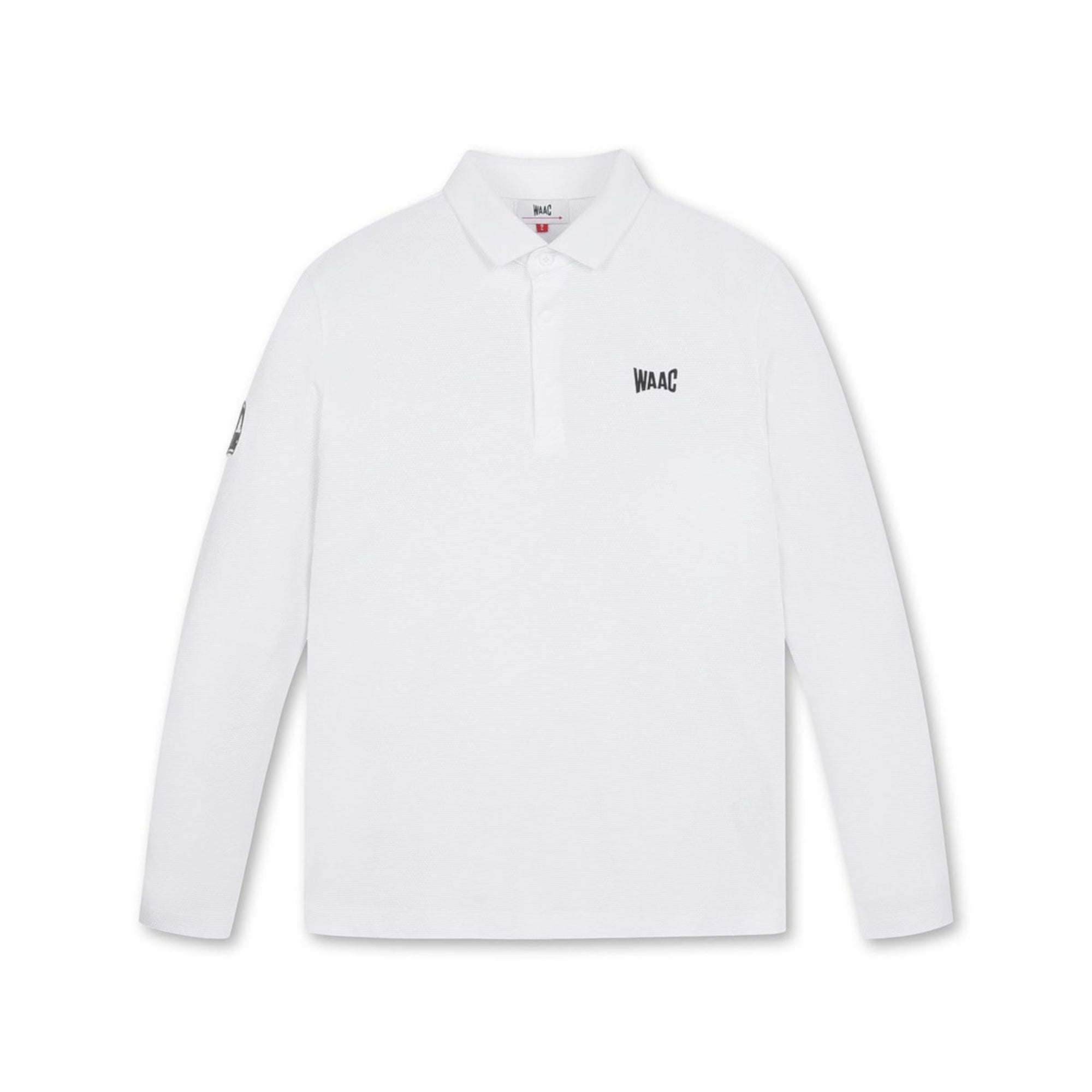 MEN ロングスリーブポロシャツ ホワイト