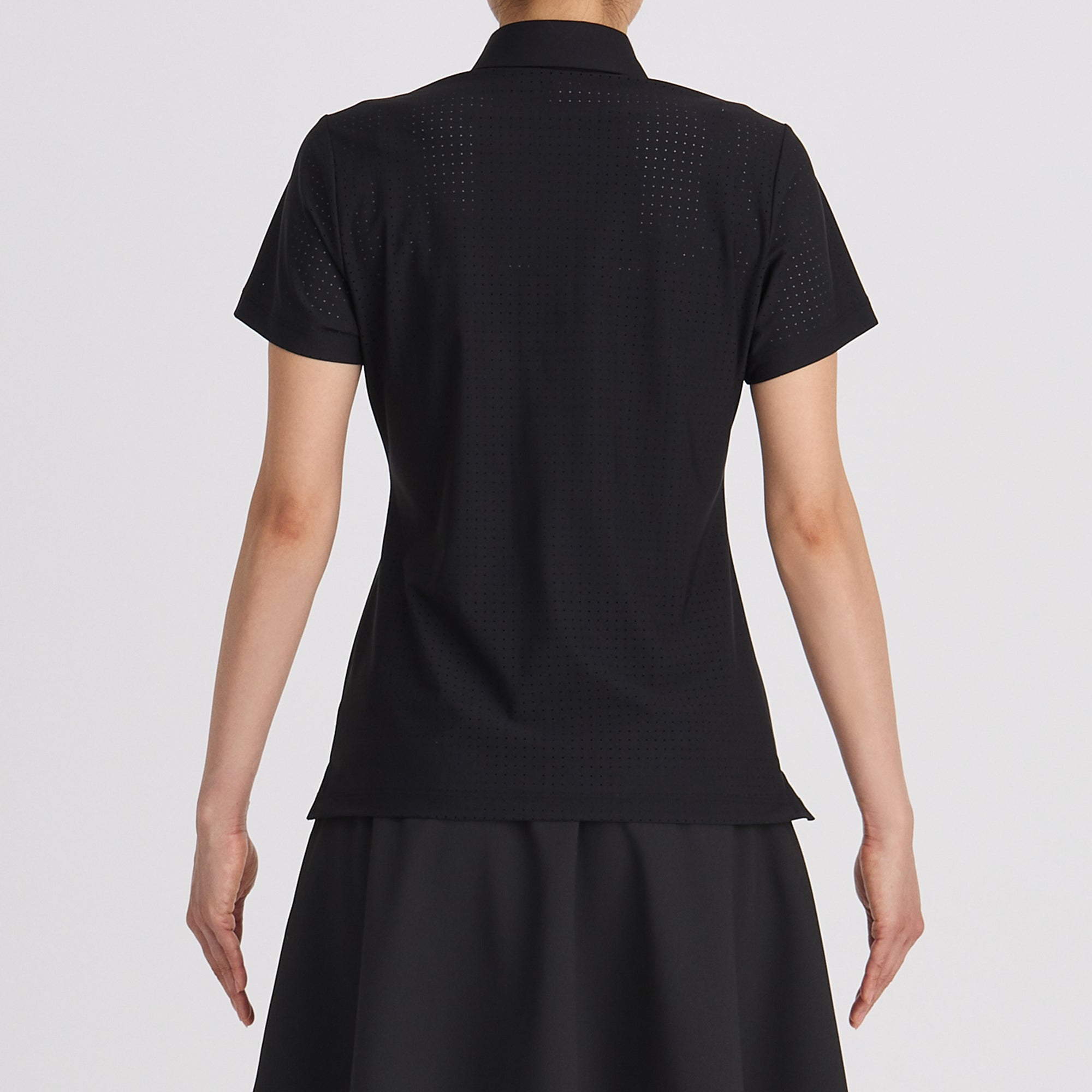 WOMENS EUROJERSEYパンチング 半袖ポロシャツ ホワイト/072242092