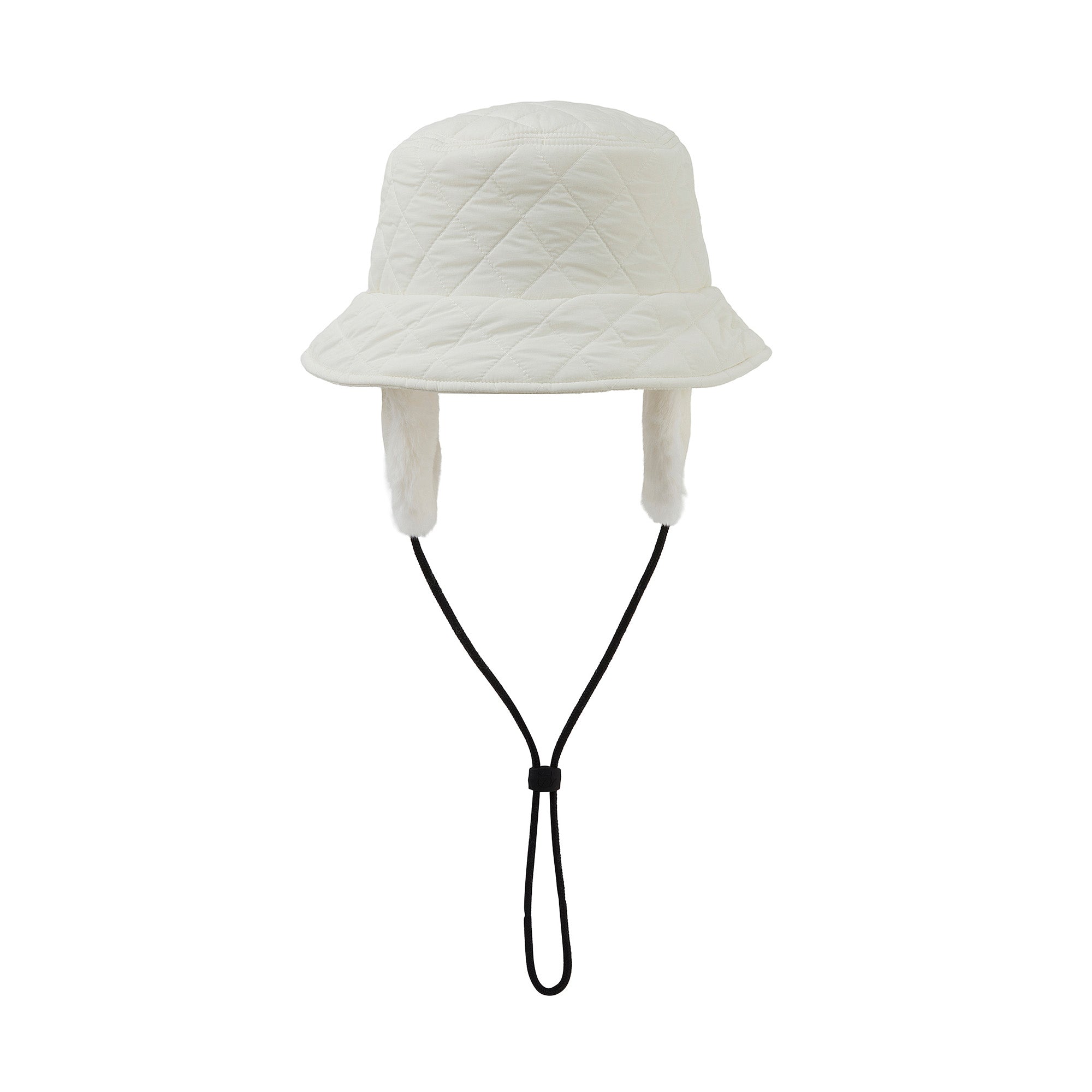 UNISEX イヤーフラップバケットハット ブラック