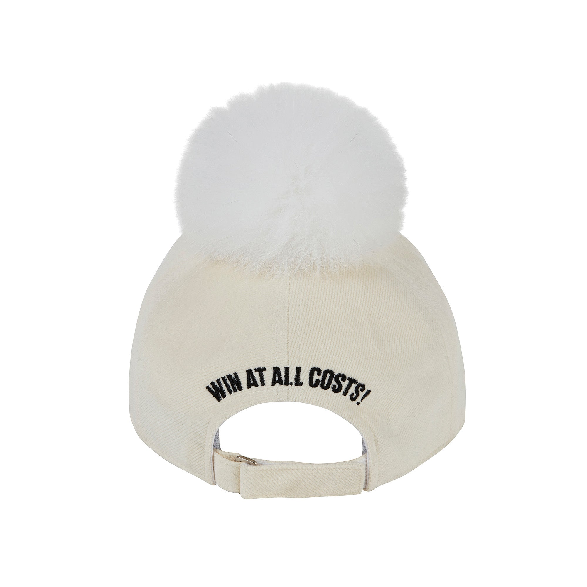 UNISEX ポンポンキャップ ブラック