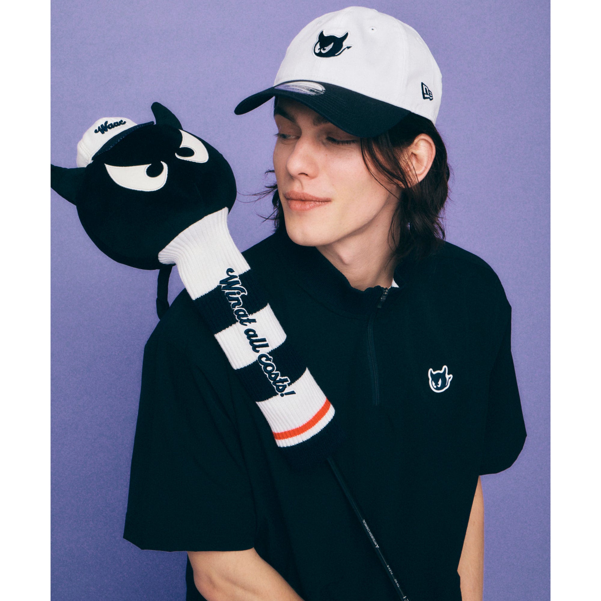 UNISEX WAACKY DRヘッドカバー ブラック