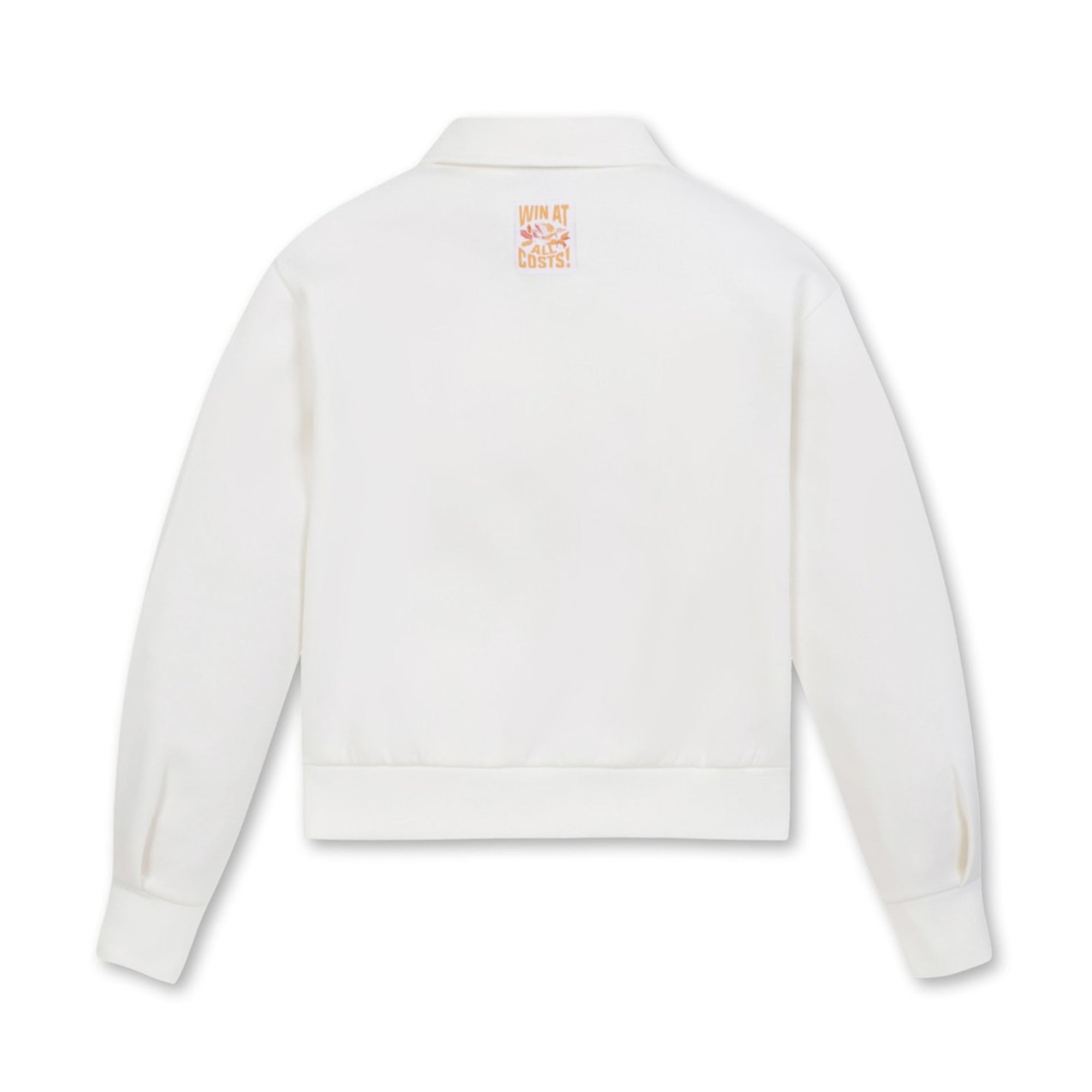 WOMENS ハーフジップスウェット アイボリー/072342053