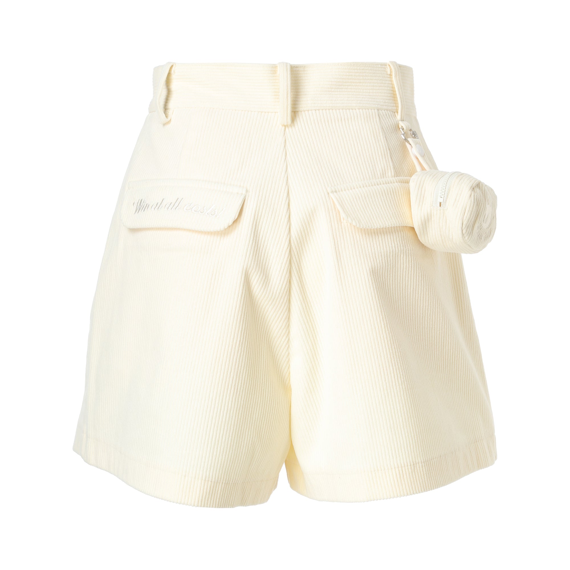 WOMENS コーデュロイショートパンツ アイボリー/072244481