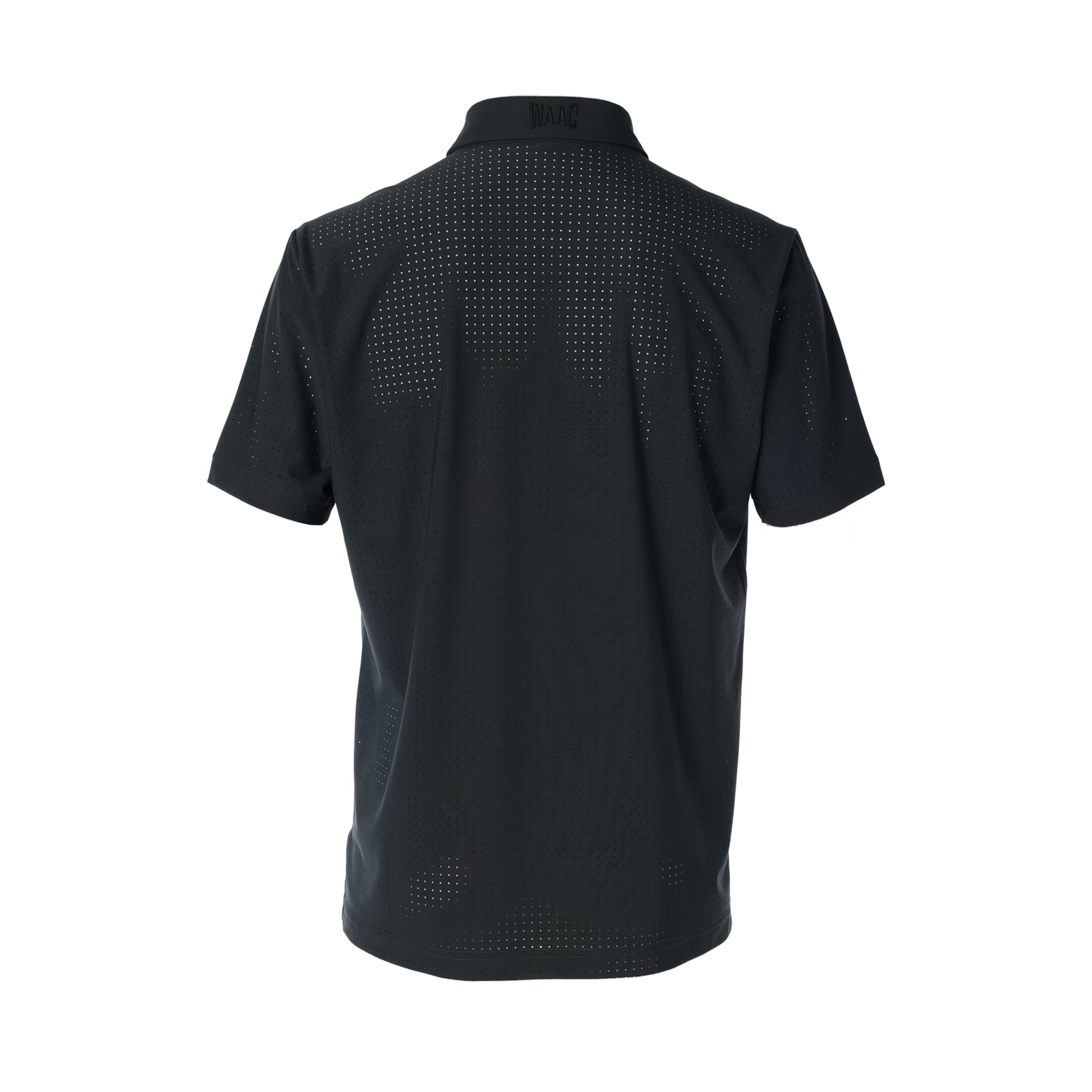 MEN UVパンチングポロシャツ チャコール