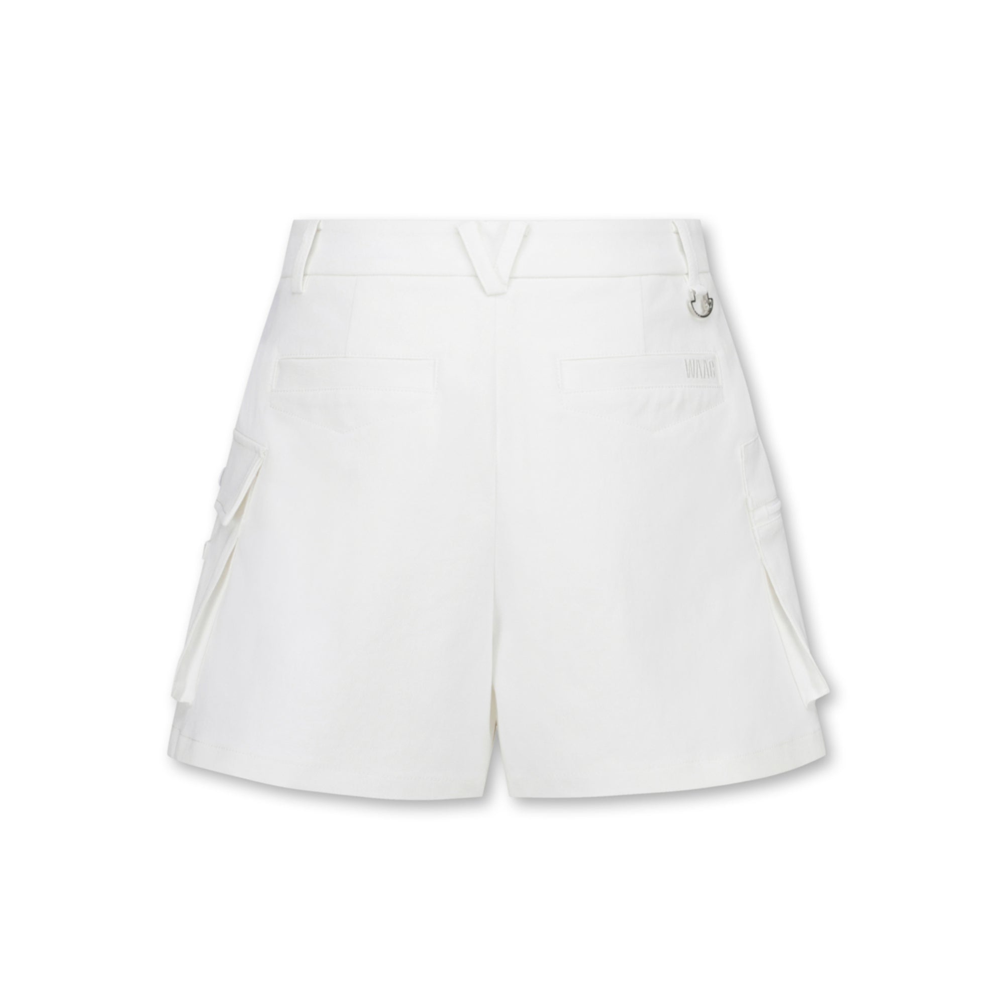 WOMENS カーゴハーフパンツ ホワイト/072342362