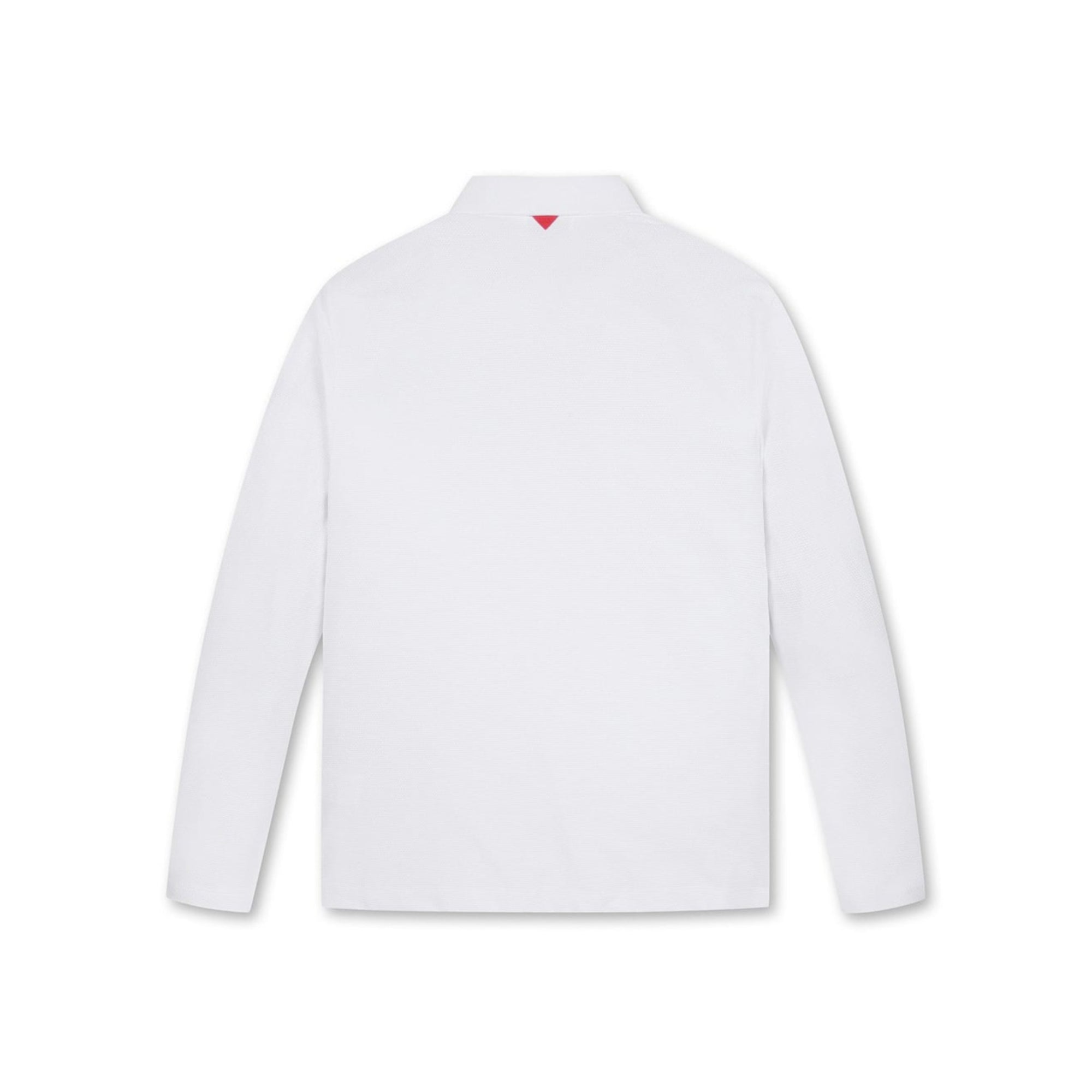 MEN ロングスリーブポロシャツ ホワイト