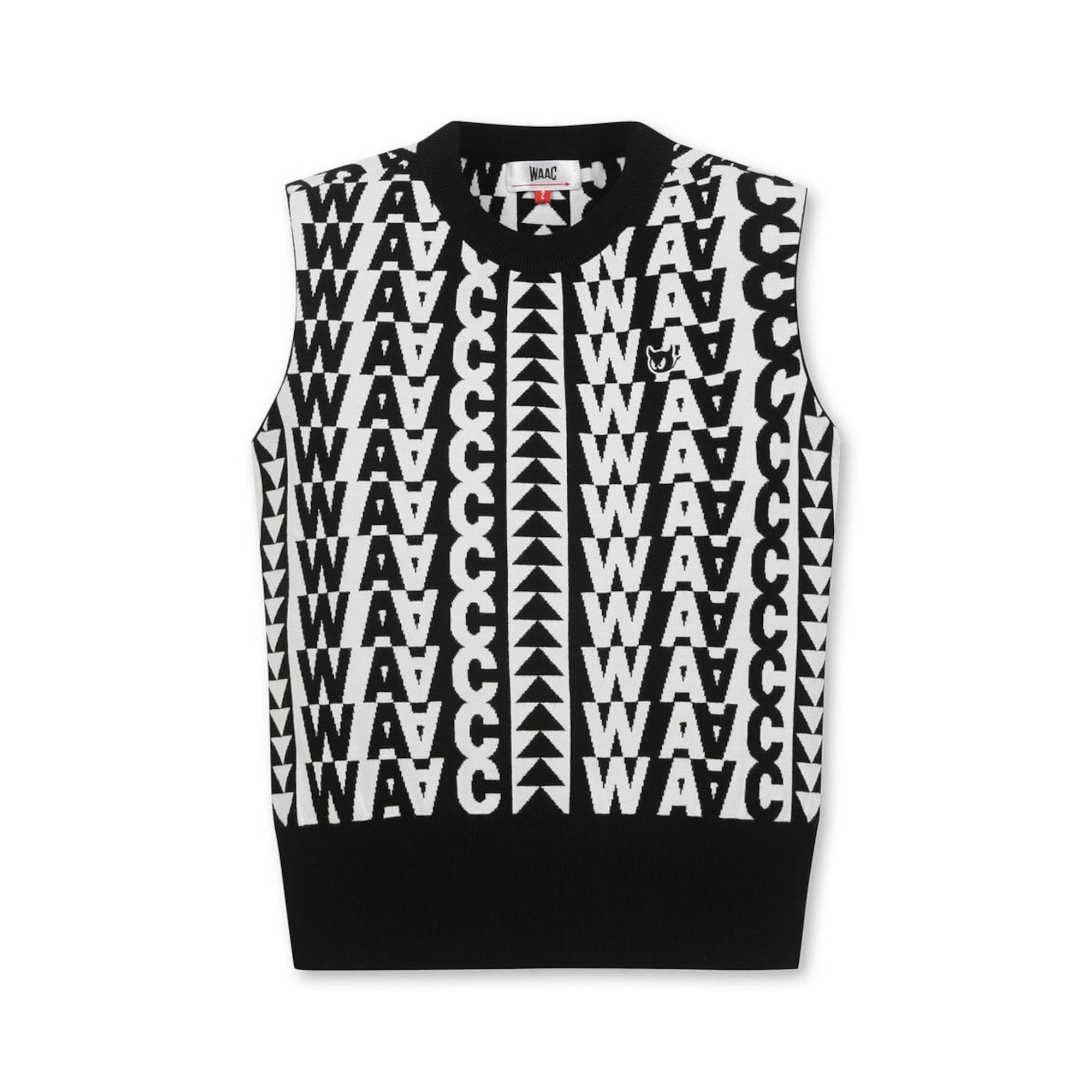 WOMEN WAACロゴニットベスト