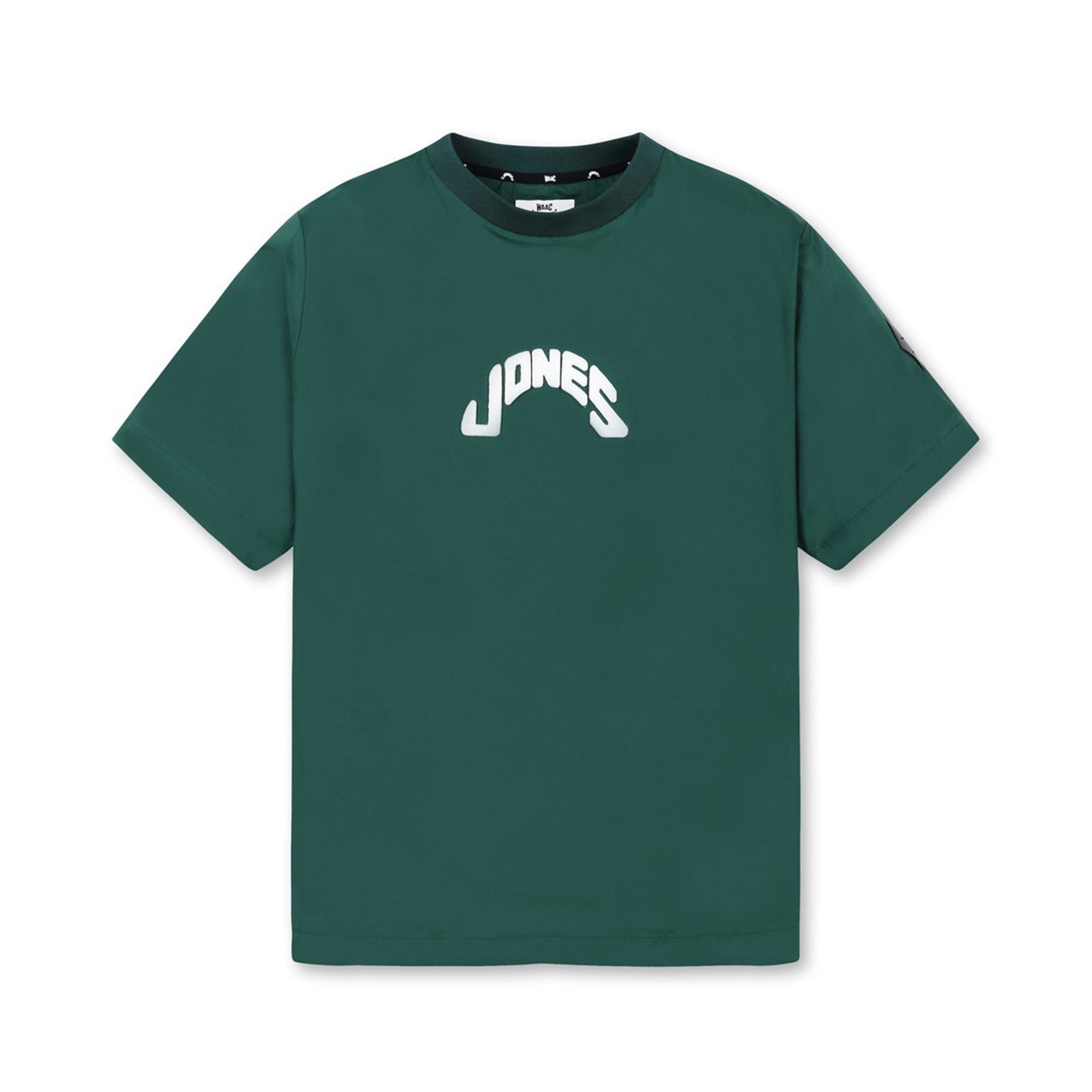 【WAAC X JONES】MEN ウーブンショートスリーブプルオーバー グリーン