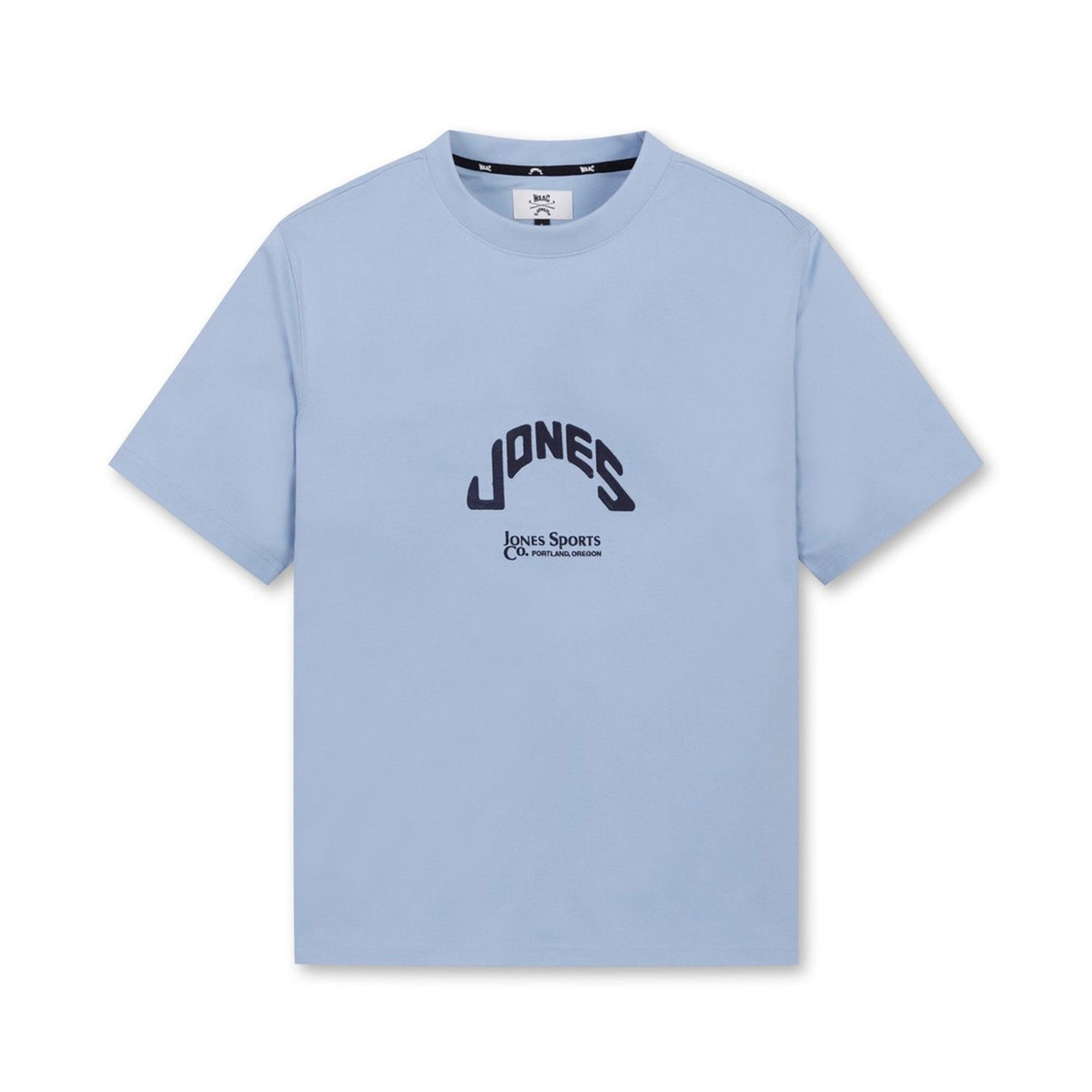 【WAAC X JONES】MEN クルーネックTシャツ ライトブルー