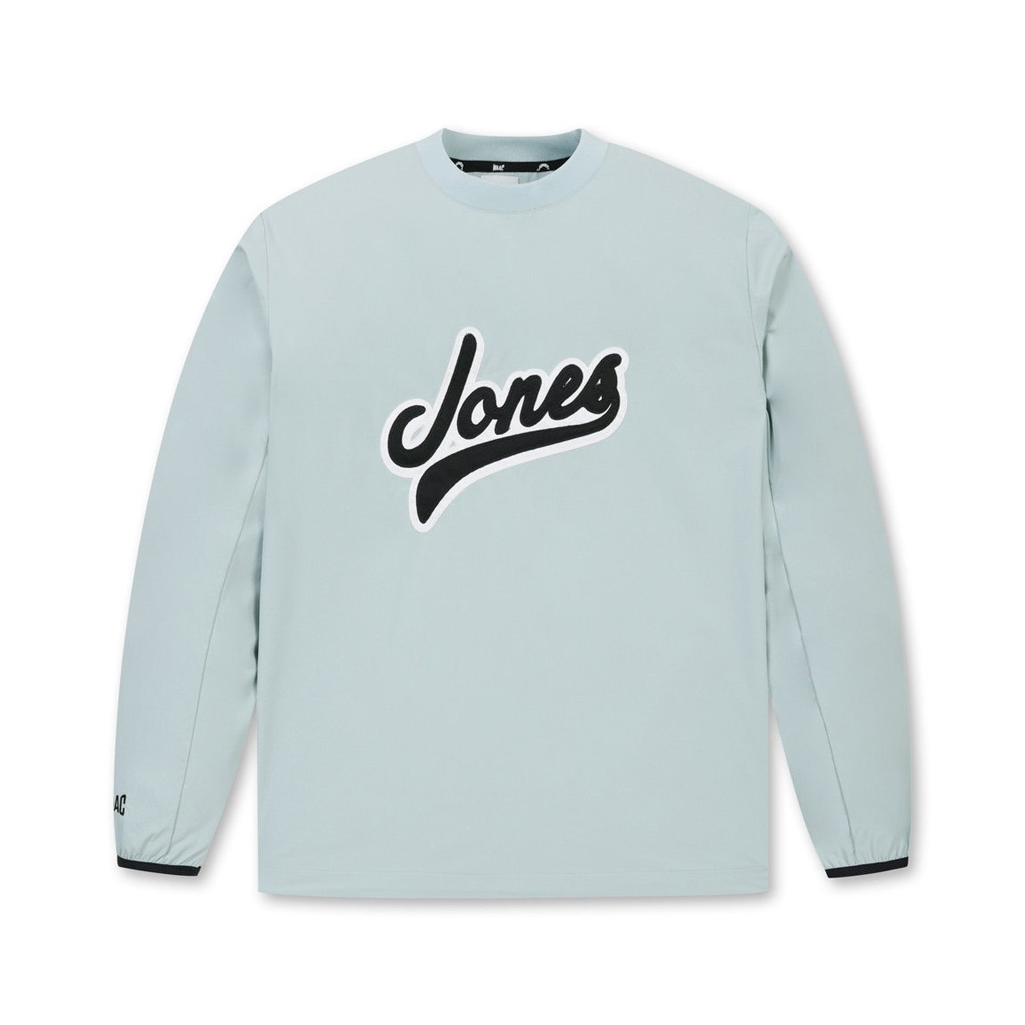 【WAAC X JONES】MEN カーブロゴプルオーバー ミントグリーン