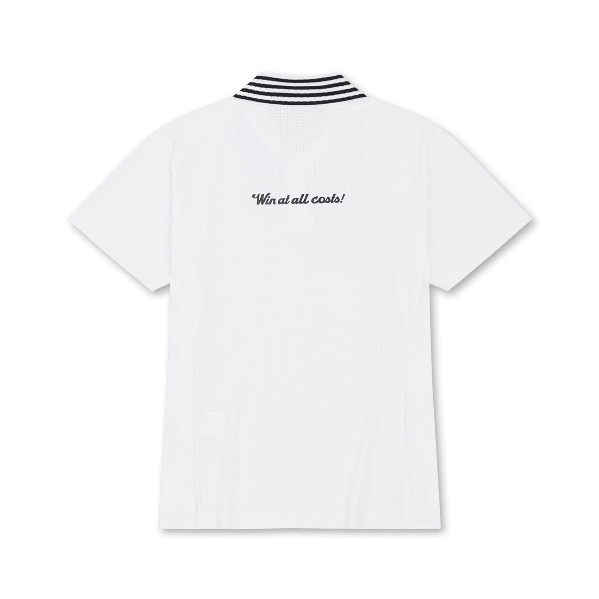 WOMEN クールジャージポロシャツ ホワイト