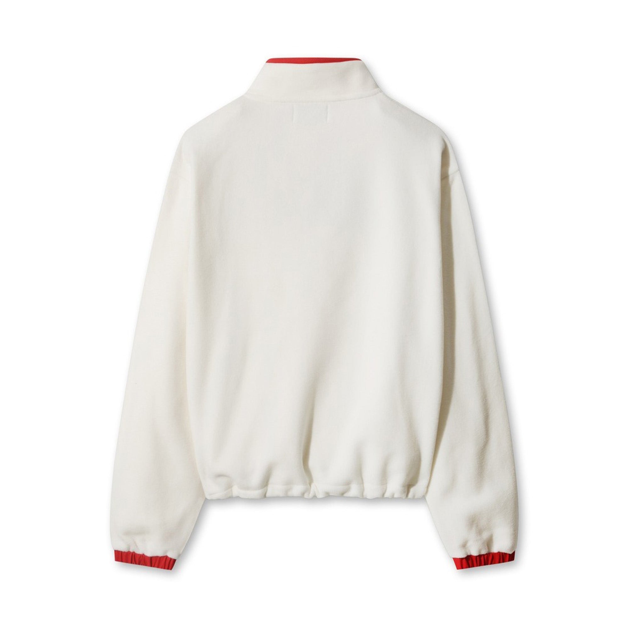 【WAAC X JONES】WOMEN レトロフリースプルオーバー アイボリー