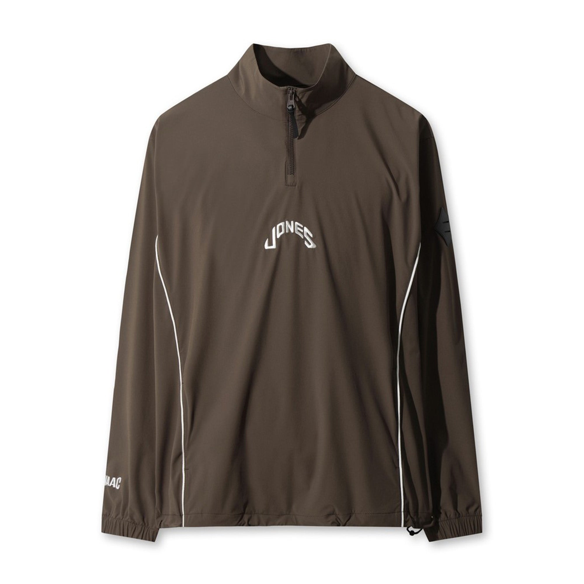 【WAAC X JONES】MEN パイピングポイントアノラック ブラウン