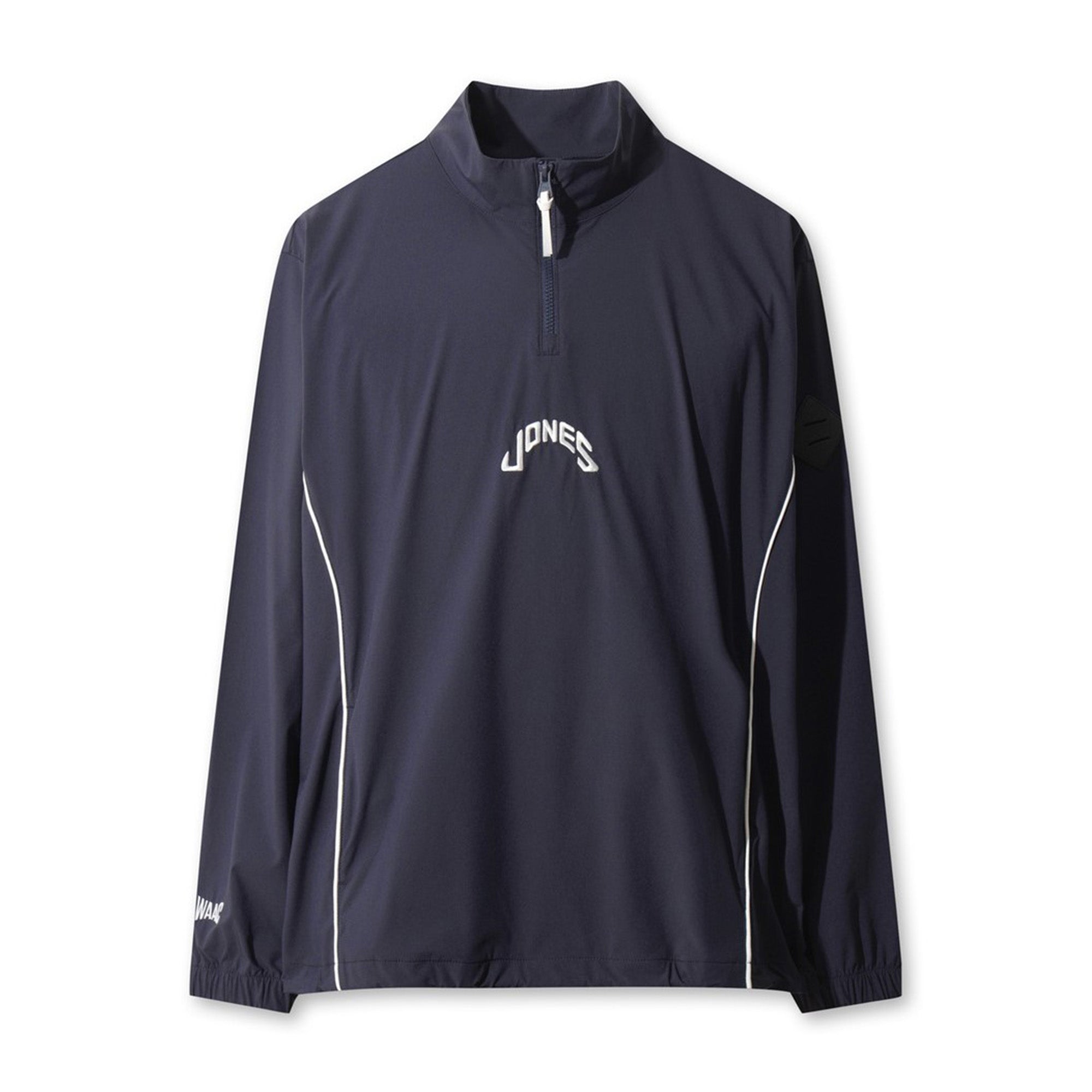 【WAAC X JONES】MEN パイピングポイントアノラック ネイビー