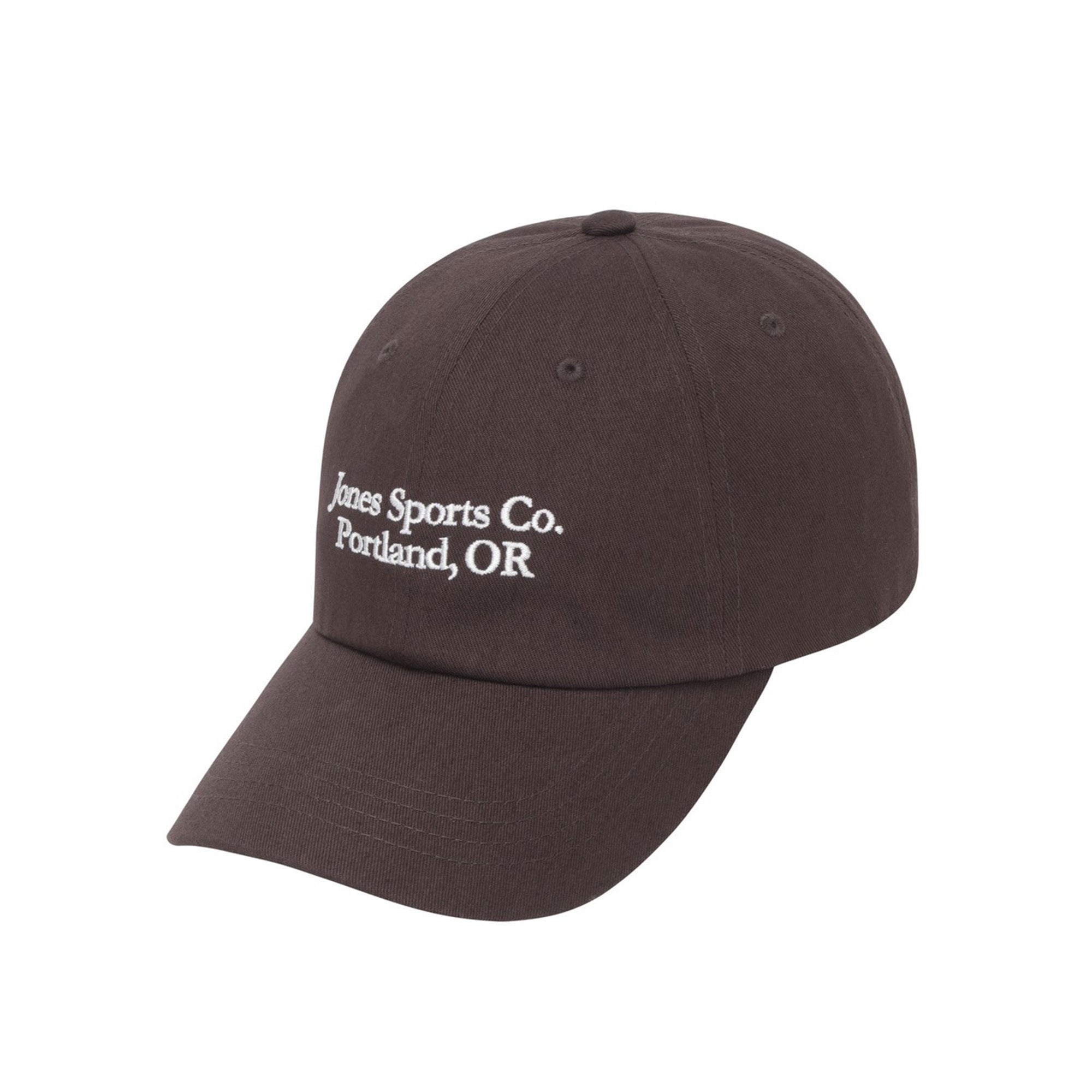 【WAAC X JONES】UNISEX タイポグラフィーキャップ ブラウン