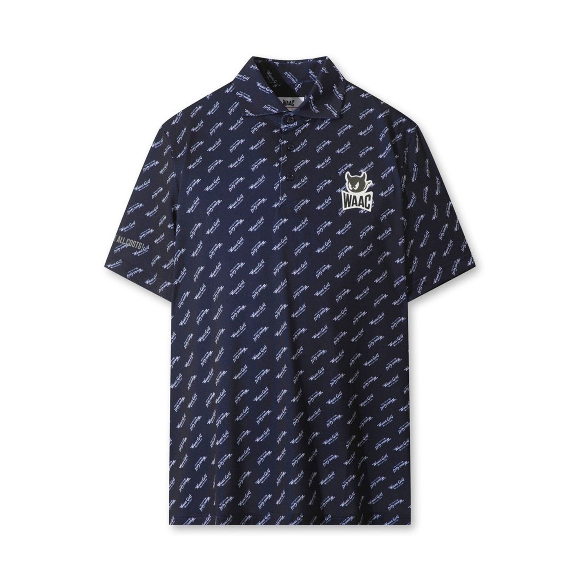 MEN レトロロゴポロシャツ ブラック