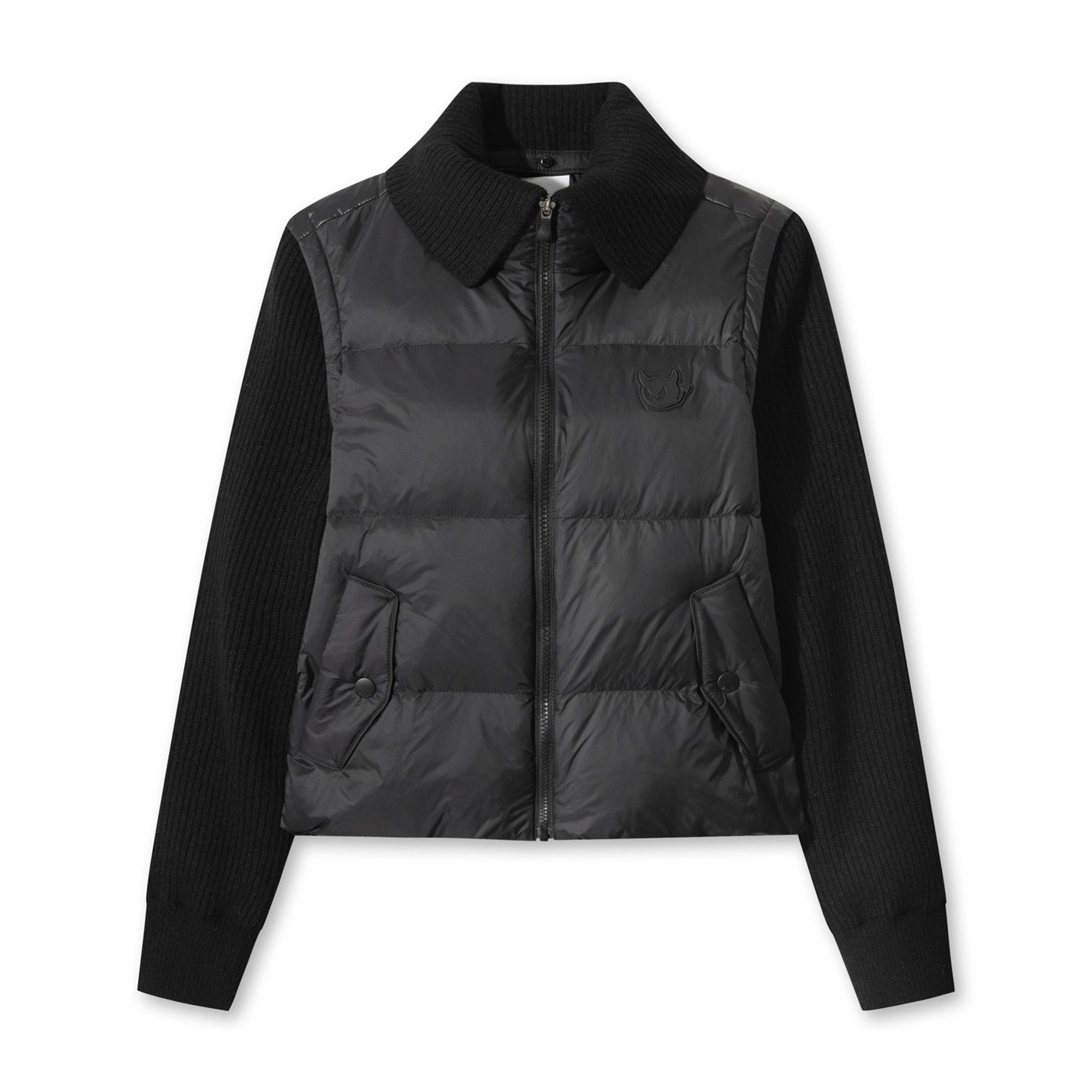 デサント LUXEデュアルレイヤード ファブリックハイブリッド ダウンジャケット LUXE】デュアルレイヤードファブリックハイブリットダウン